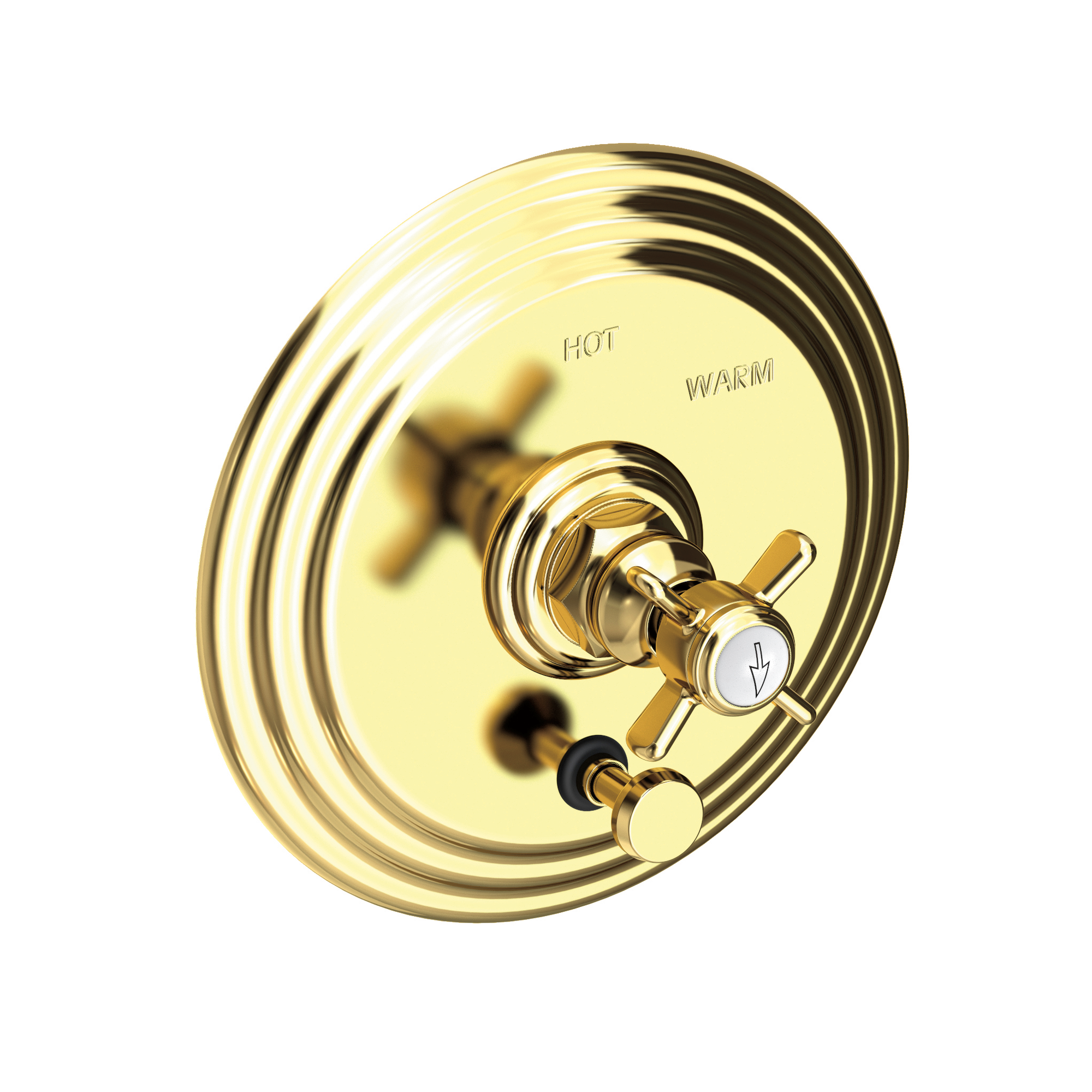 Newport Brass Fairfield Balanced Pressure Tub & Shower Diverter Plate with Handle