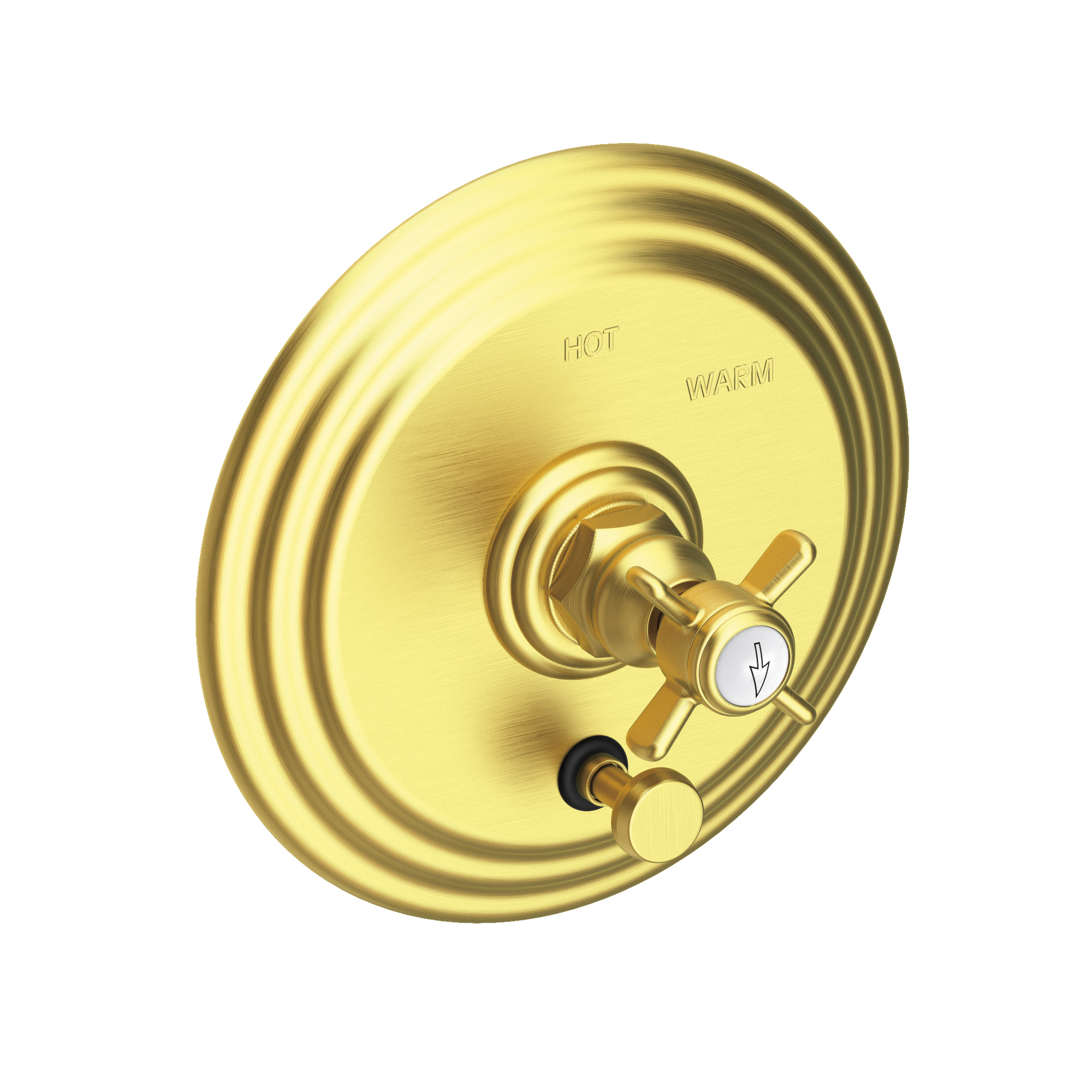 Newport Brass Fairfield Balanced Pressure Tub & Shower Diverter Plate with Handle