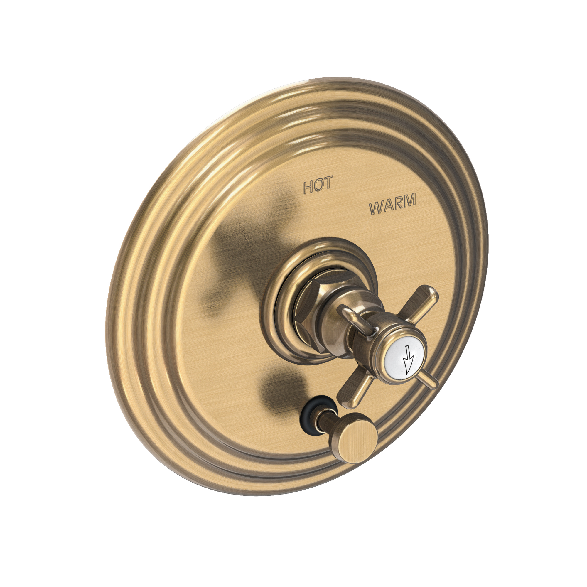 Newport Brass Fairfield Balanced Pressure Tub & Shower Diverter Plate with Handle