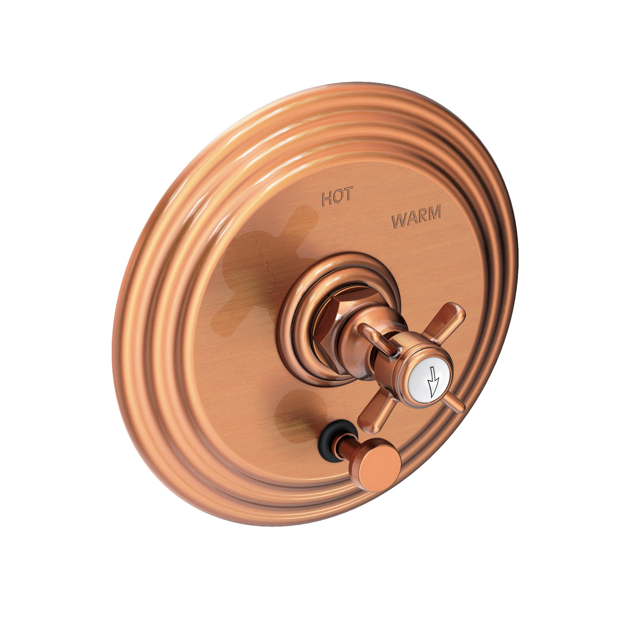 Newport Brass Fairfield Balanced Pressure Tub & Shower Diverter Plate with Handle