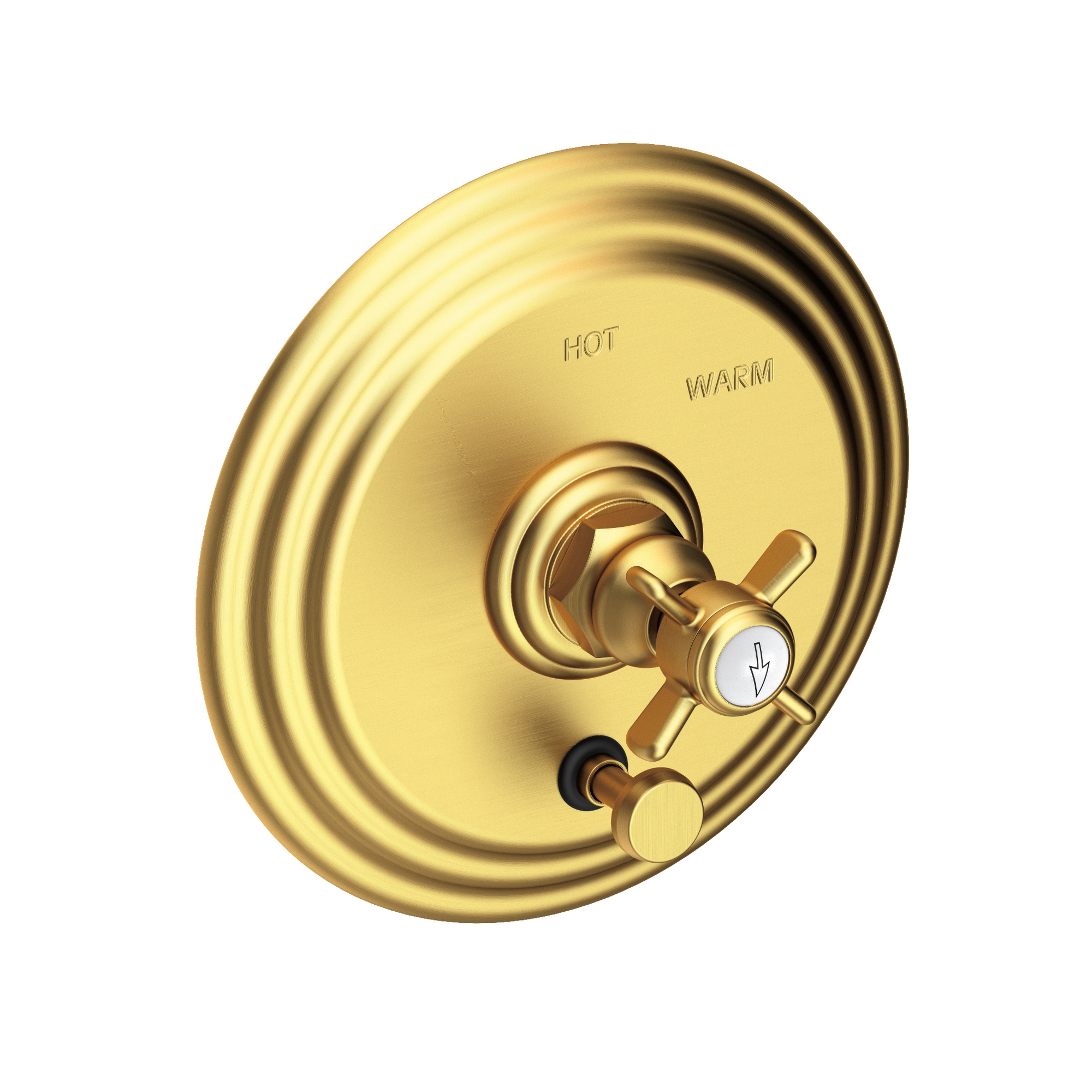 Newport Brass Fairfield Balanced Pressure Tub & Shower Diverter Plate with Handle