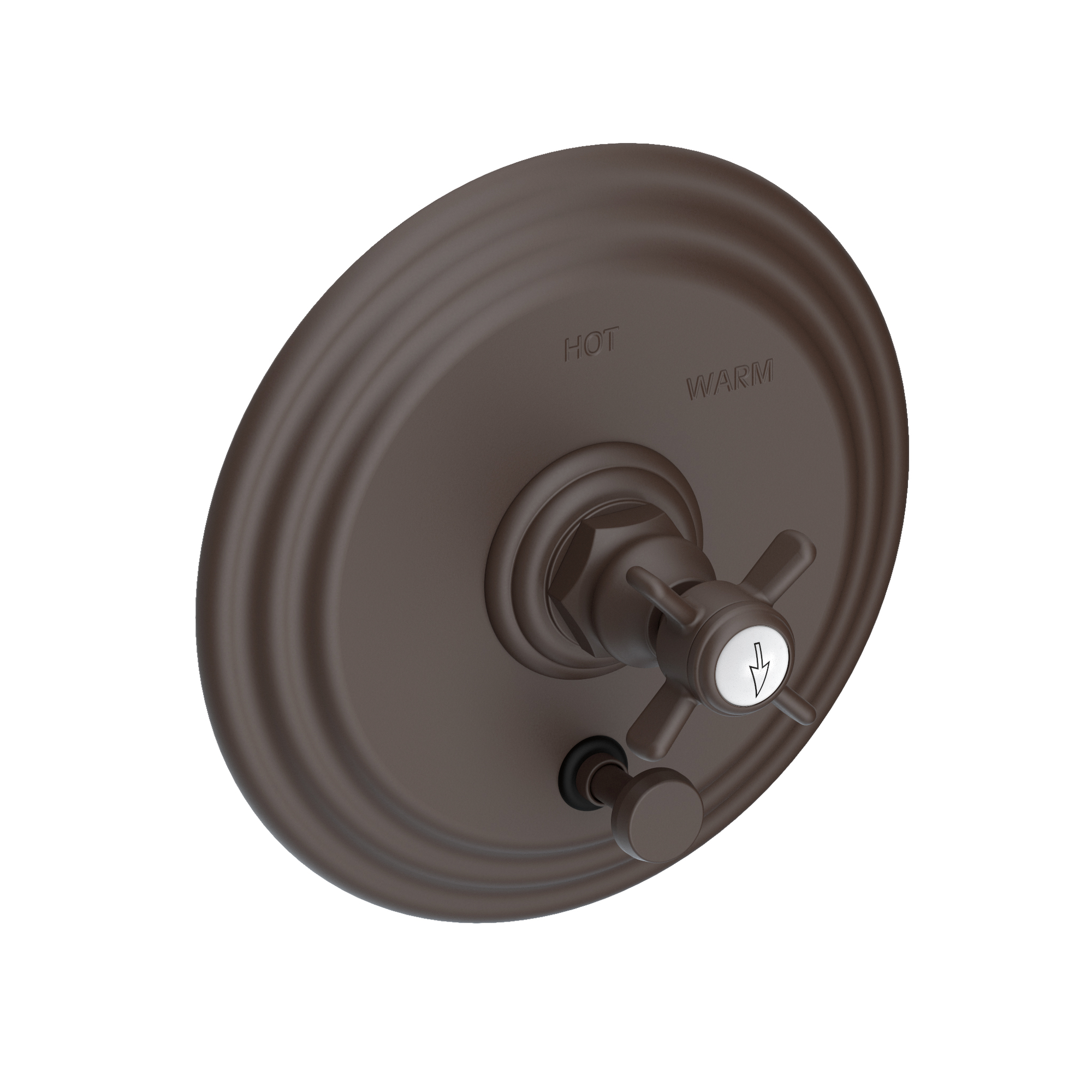 Newport Brass Fairfield Balanced Pressure Tub & Shower Diverter Plate with Handle