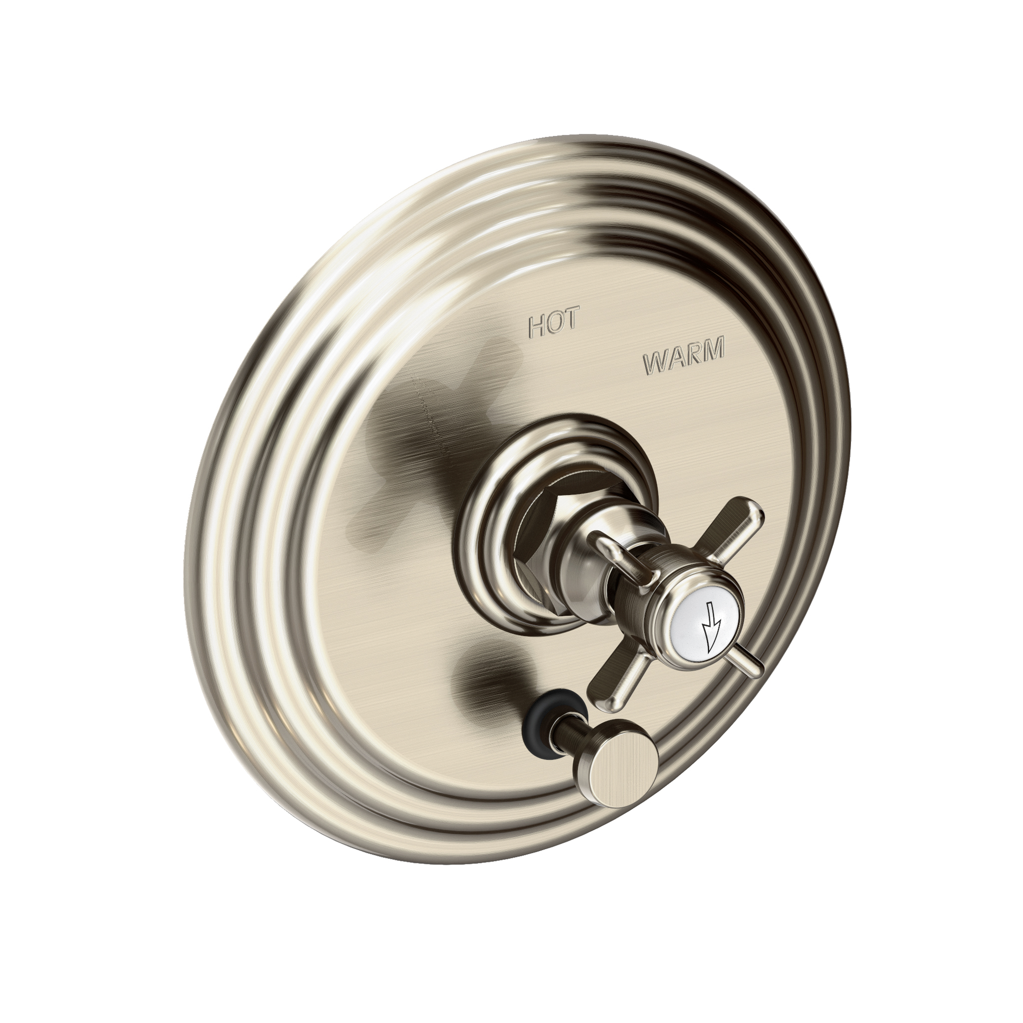 Newport Brass Fairfield Balanced Pressure Tub & Shower Diverter Plate with Handle