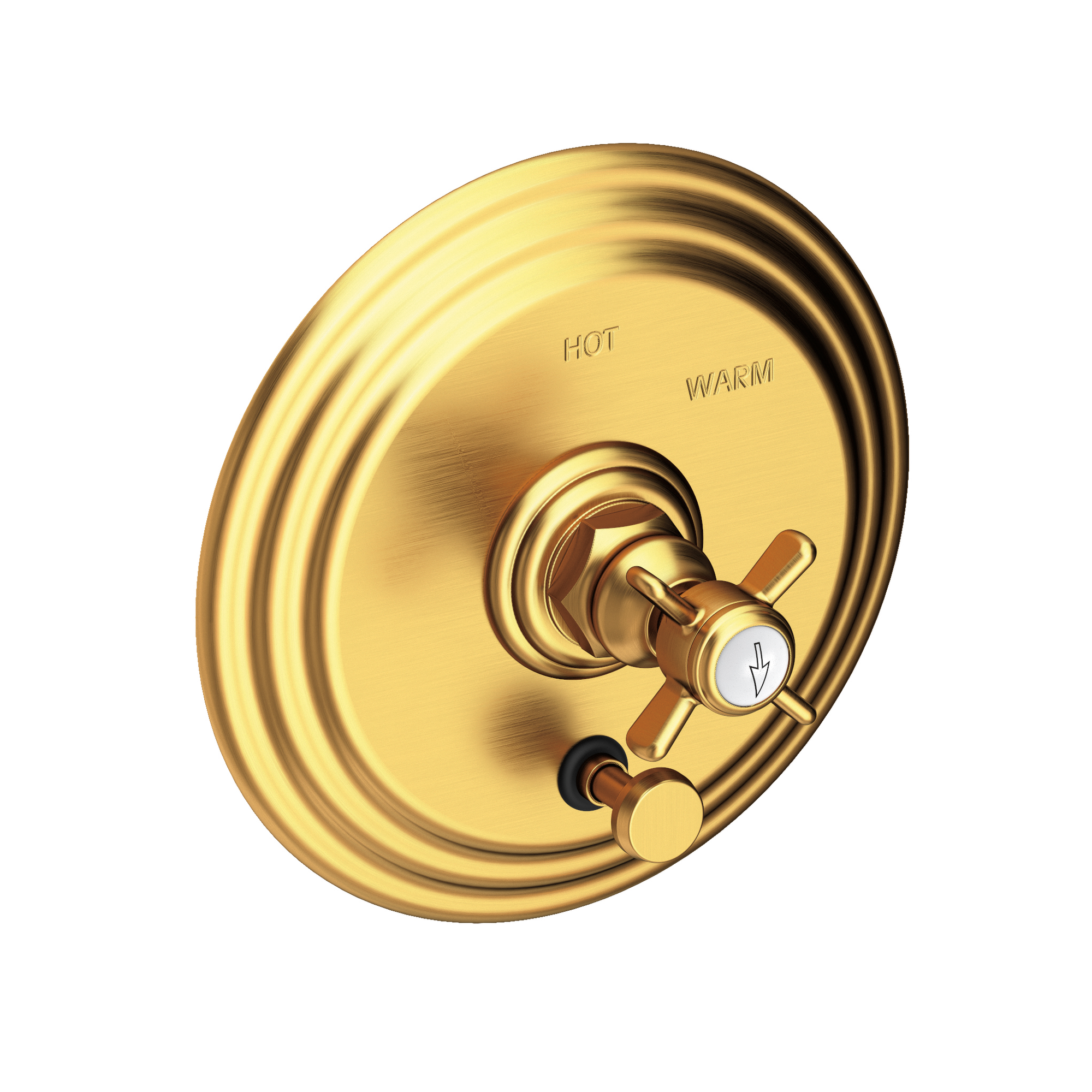 Newport Brass Fairfield Balanced Pressure Tub & Shower Diverter Plate with Handle
