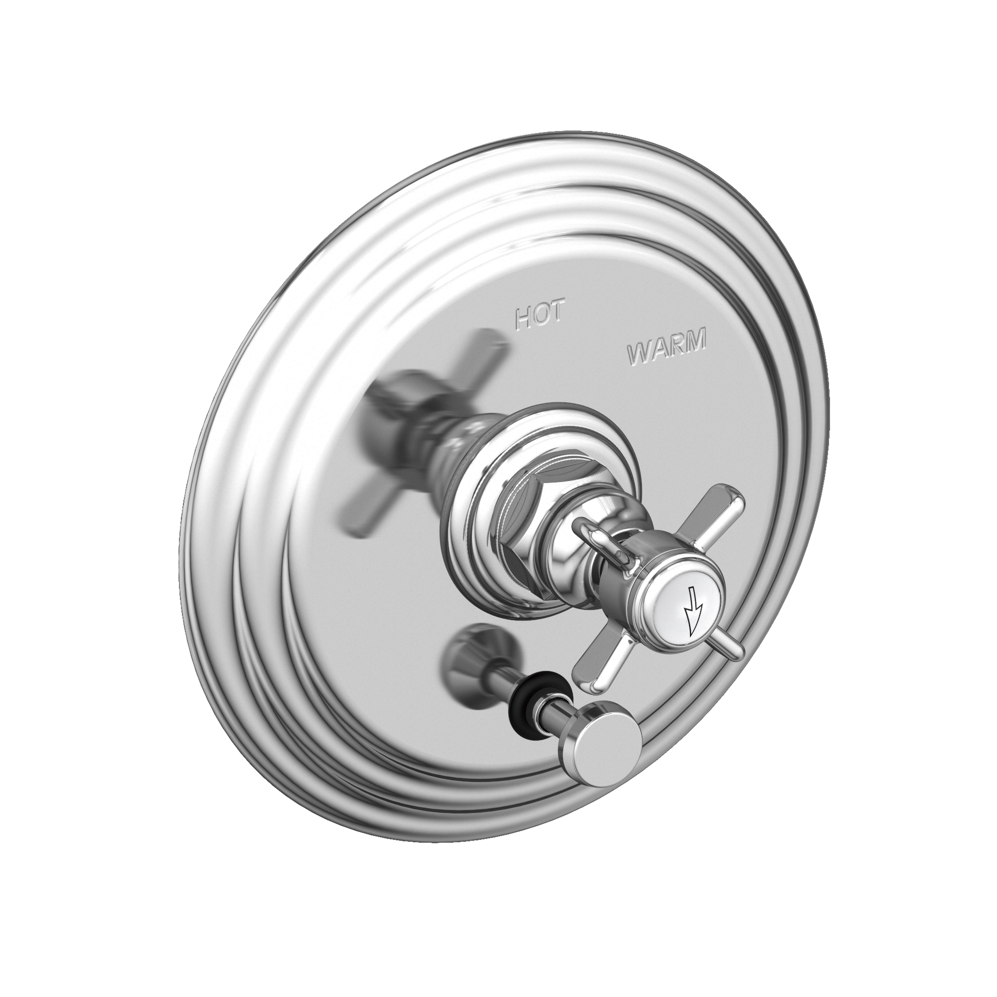 Newport Brass Fairfield Balanced Pressure Tub & Shower Diverter Plate with Handle