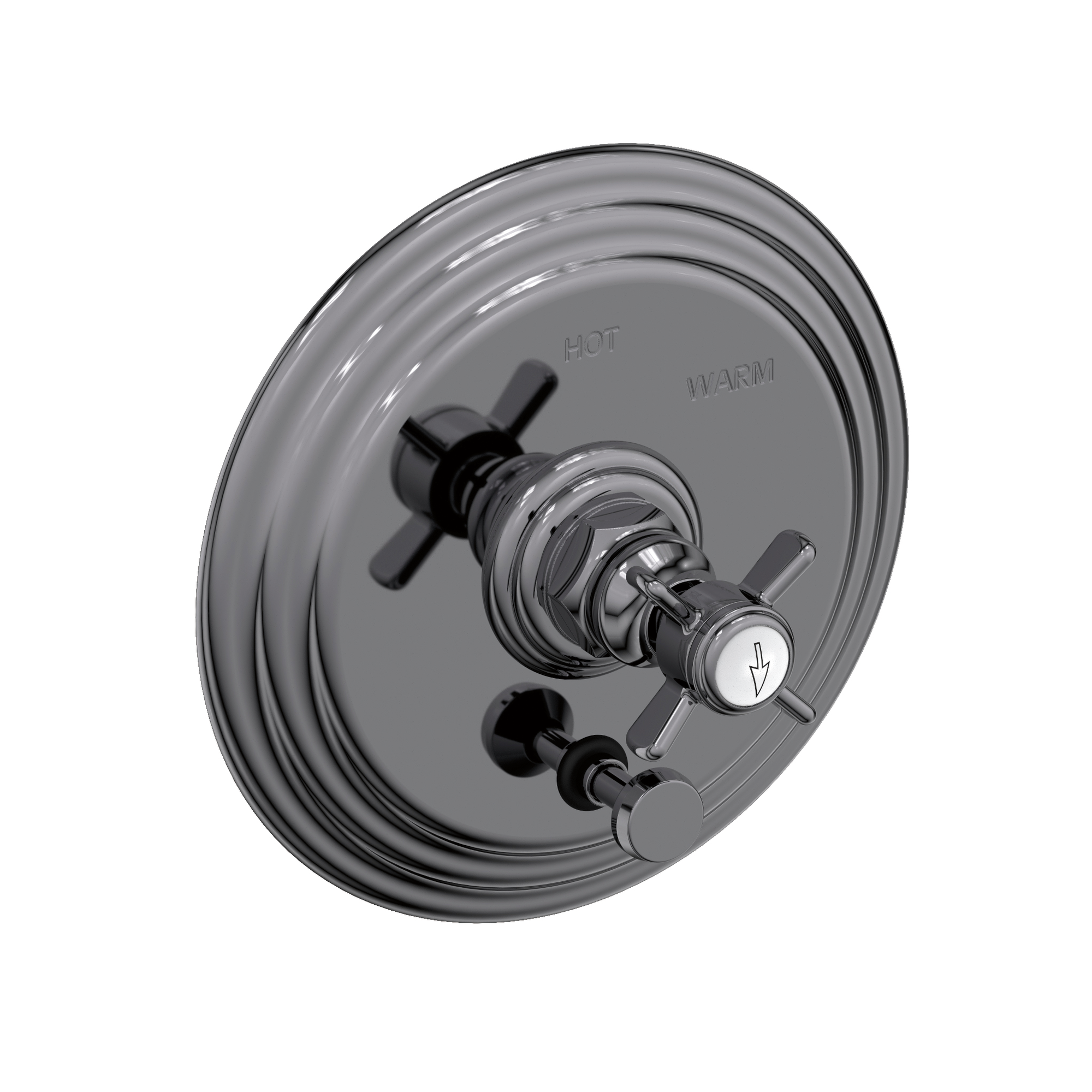 Newport Brass Fairfield Balanced Pressure Tub & Shower Diverter Plate with Handle