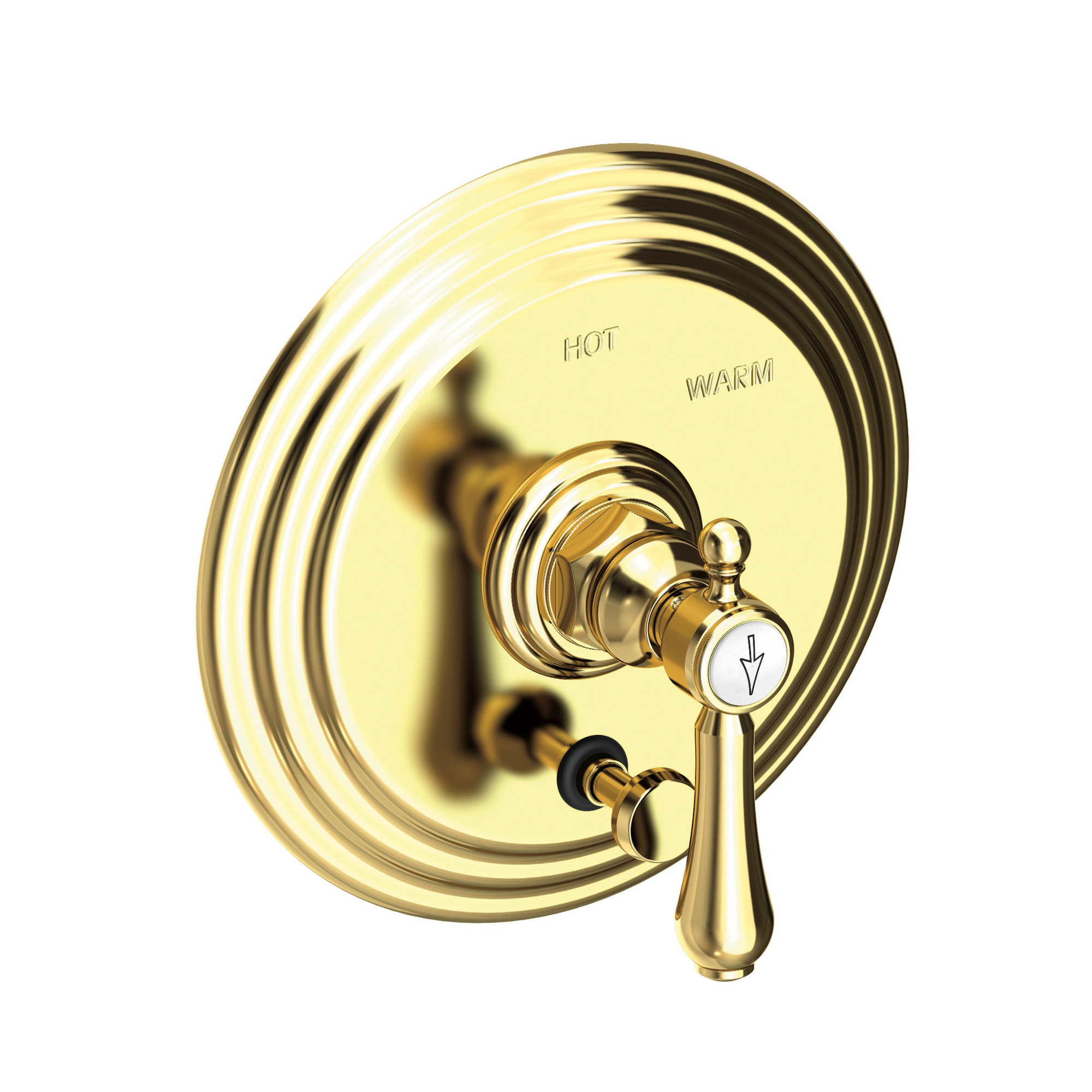 Newport Brass Chesterfield® Balanced Pressure Tub & Shower Diverter Plate with Handle
