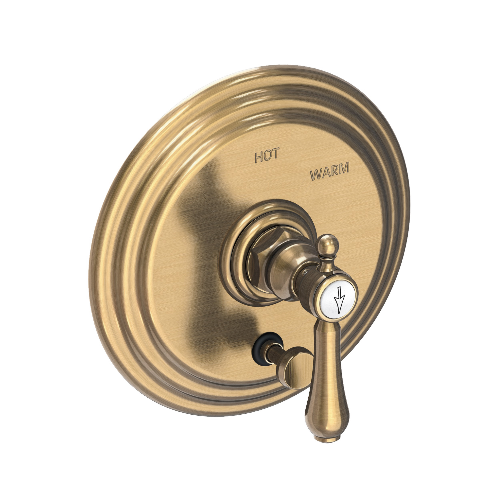 Newport Brass Chesterfield® Balanced Pressure Tub & Shower Diverter Plate with Handle