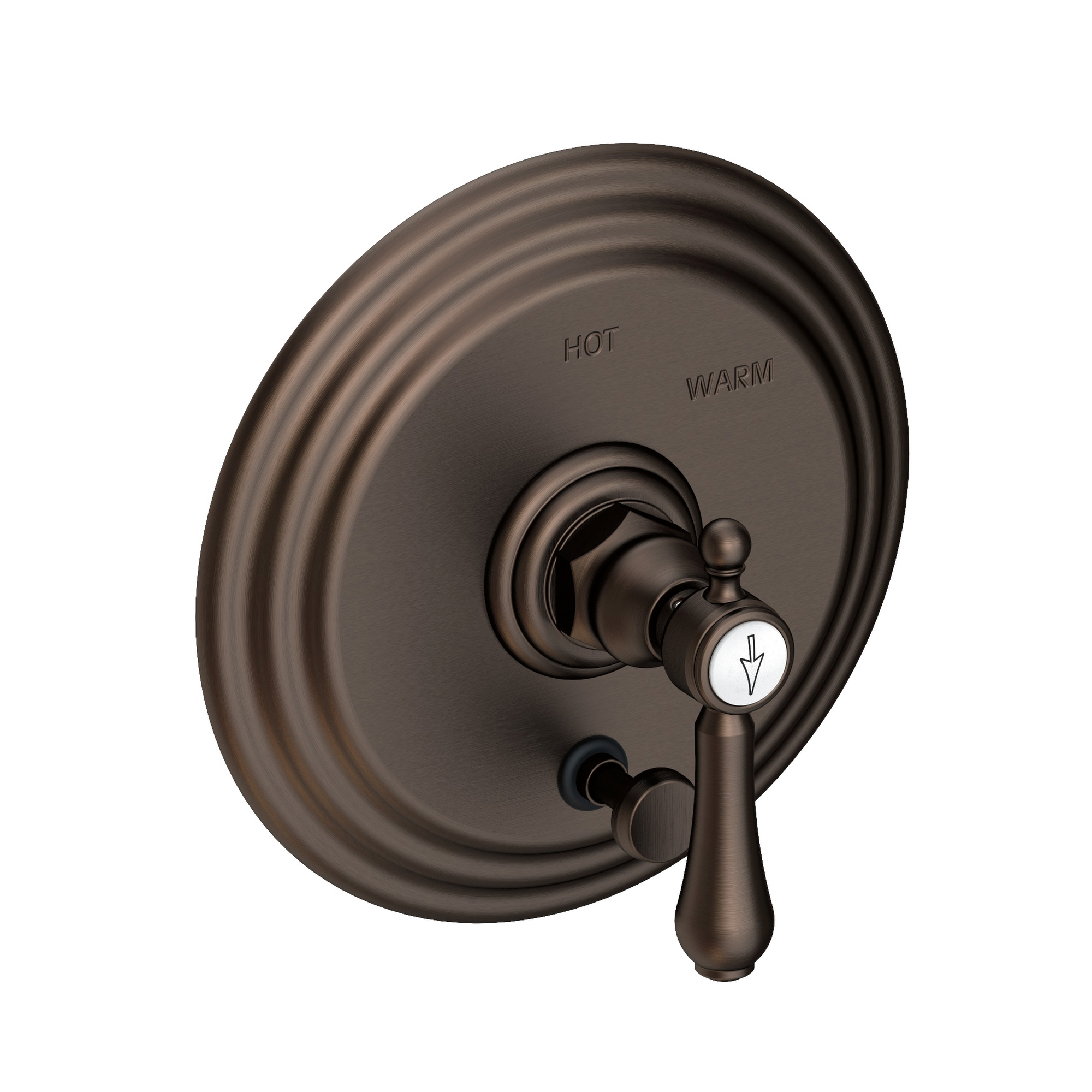 Newport Brass Chesterfield® Balanced Pressure Tub & Shower Diverter Plate with Handle