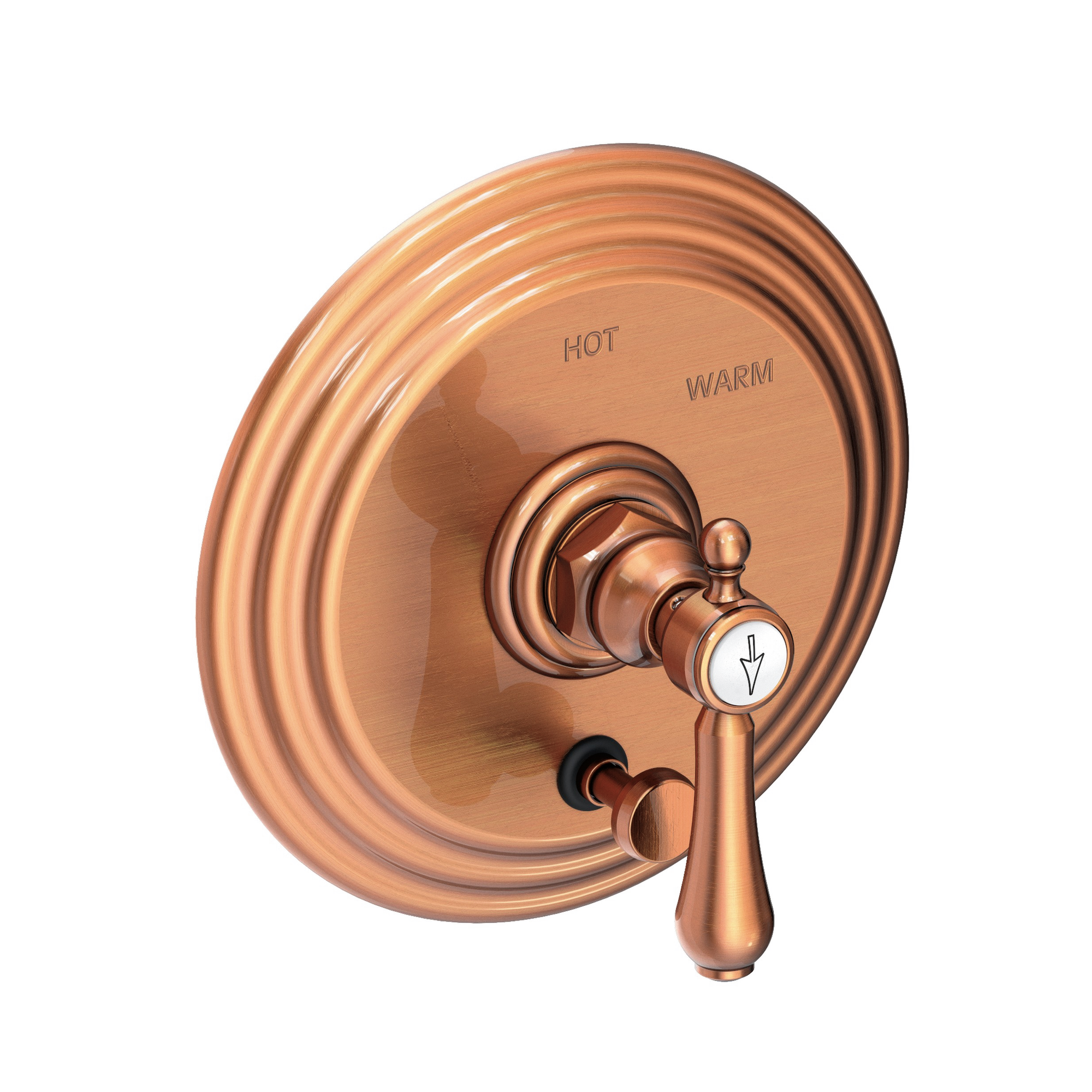 Newport Brass Chesterfield® Balanced Pressure Tub & Shower Diverter Plate with Handle