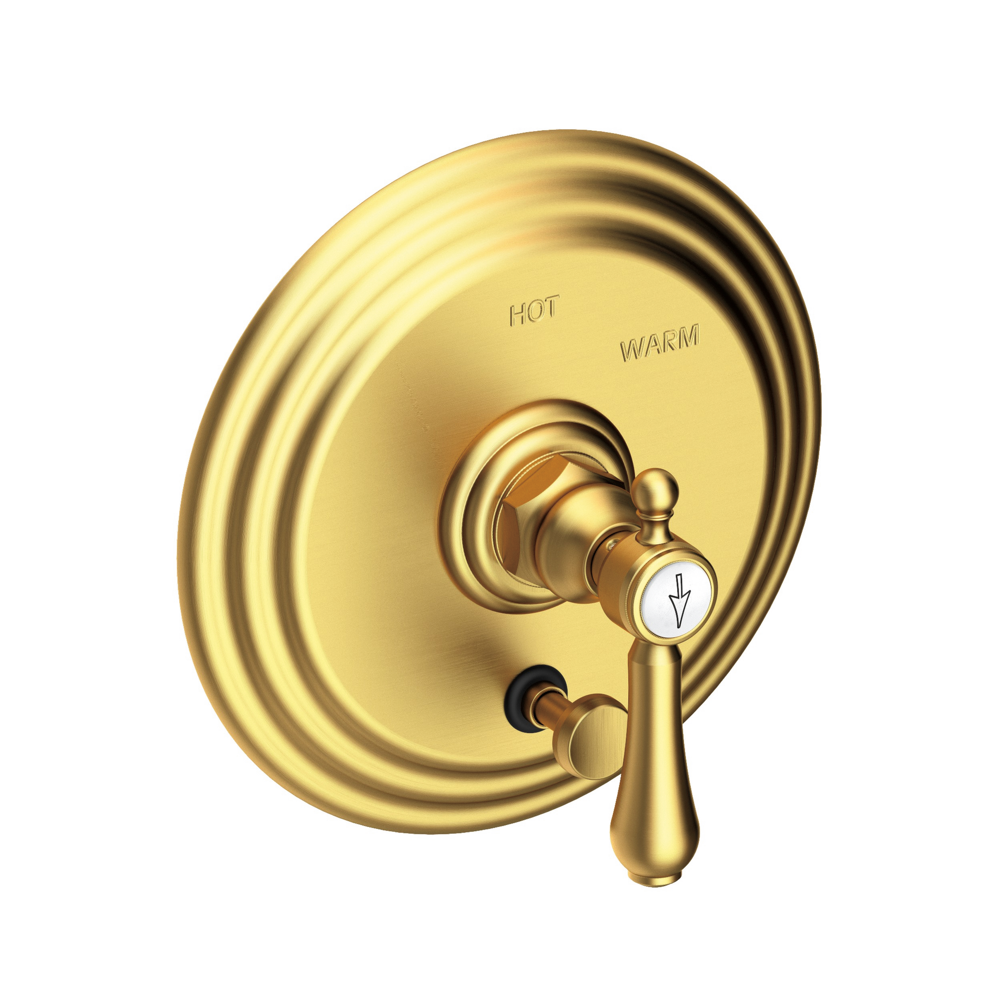 Newport Brass Chesterfield® Balanced Pressure Tub & Shower Diverter Plate with Handle