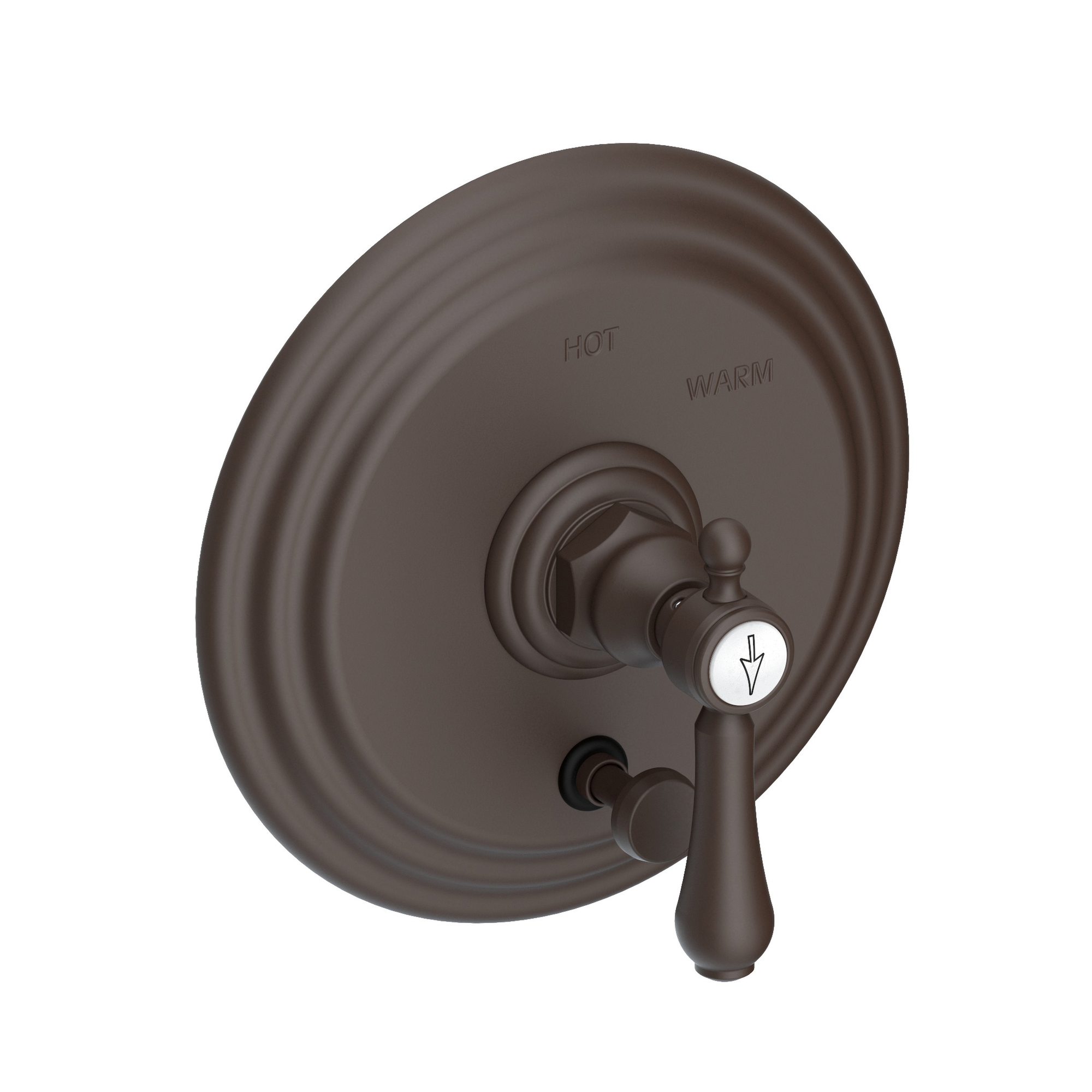 Newport Brass Chesterfield® Balanced Pressure Tub & Shower Diverter Plate with Handle