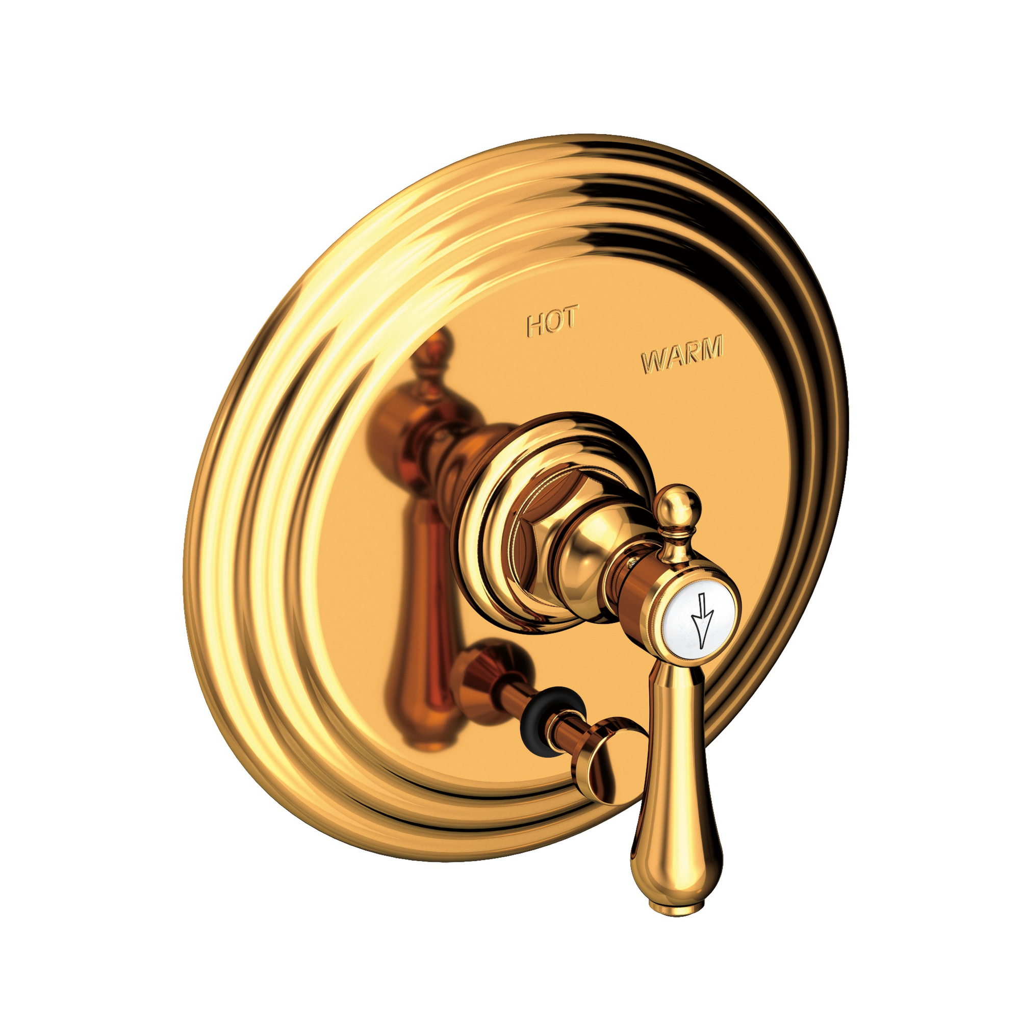 Newport Brass Chesterfield® Balanced Pressure Tub & Shower Diverter Plate with Handle