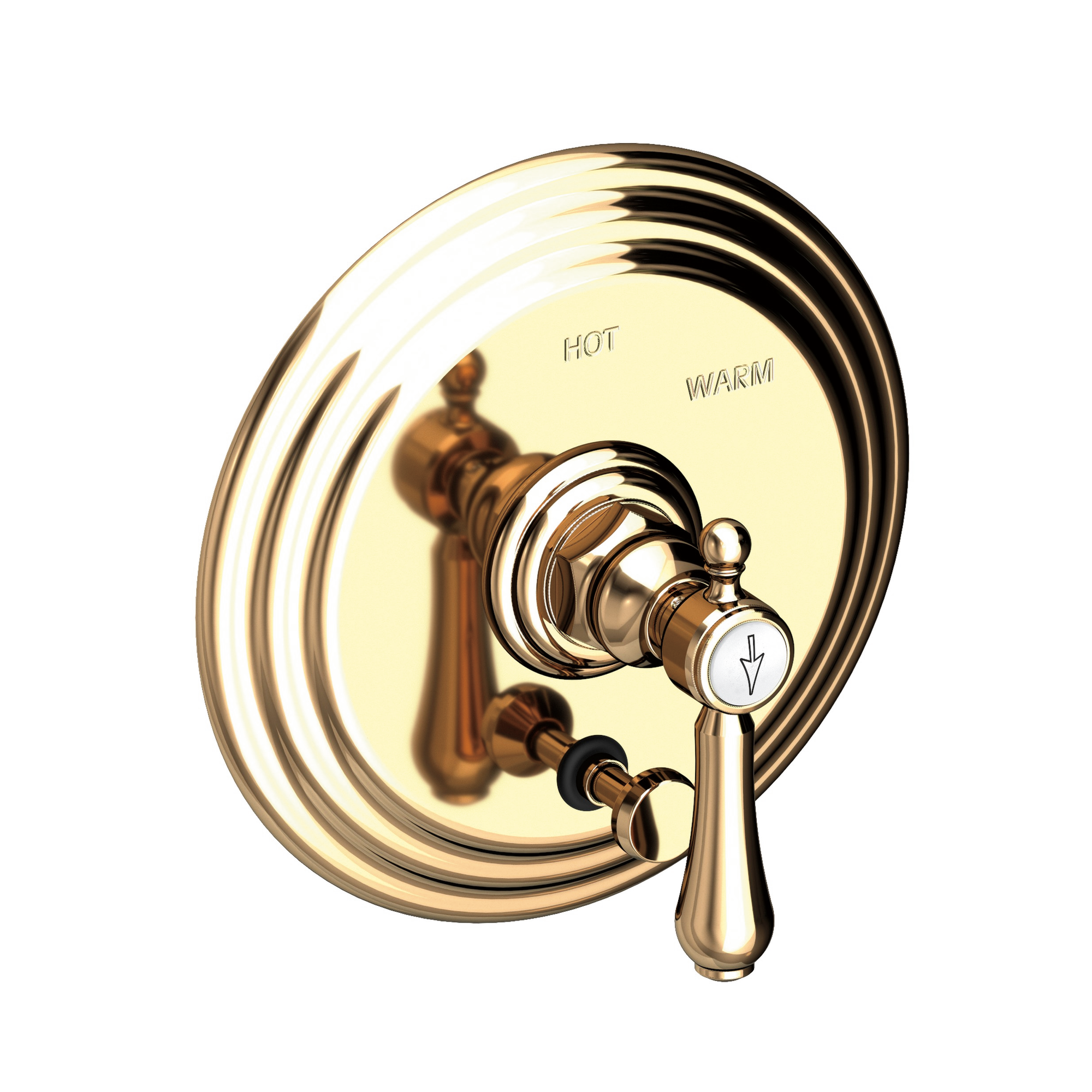 Newport Brass Chesterfield® Balanced Pressure Tub & Shower Diverter Plate with Handle