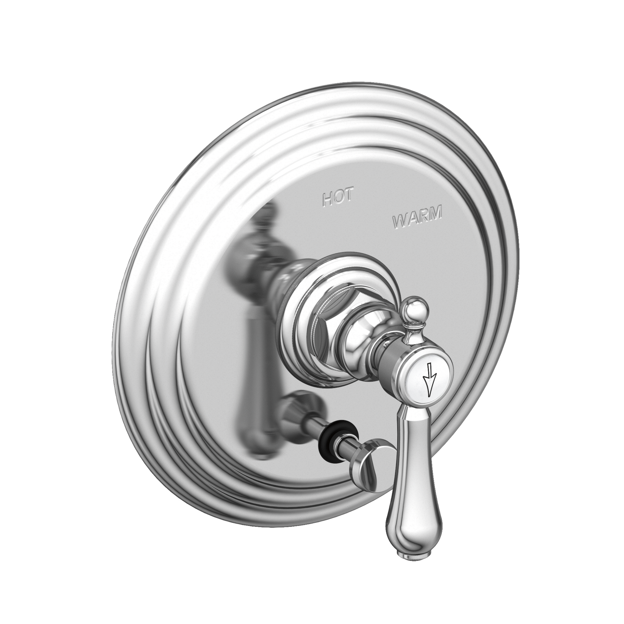 Newport Brass Chesterfield® Balanced Pressure Tub & Shower Diverter Plate with Handle