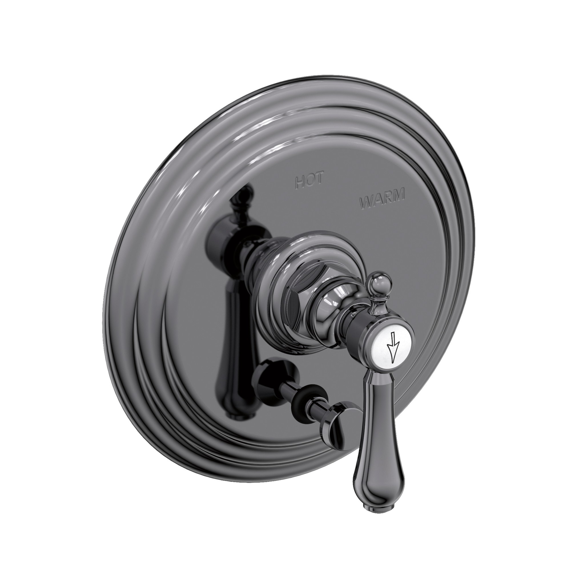 Newport Brass Chesterfield® Balanced Pressure Tub & Shower Diverter Plate with Handle