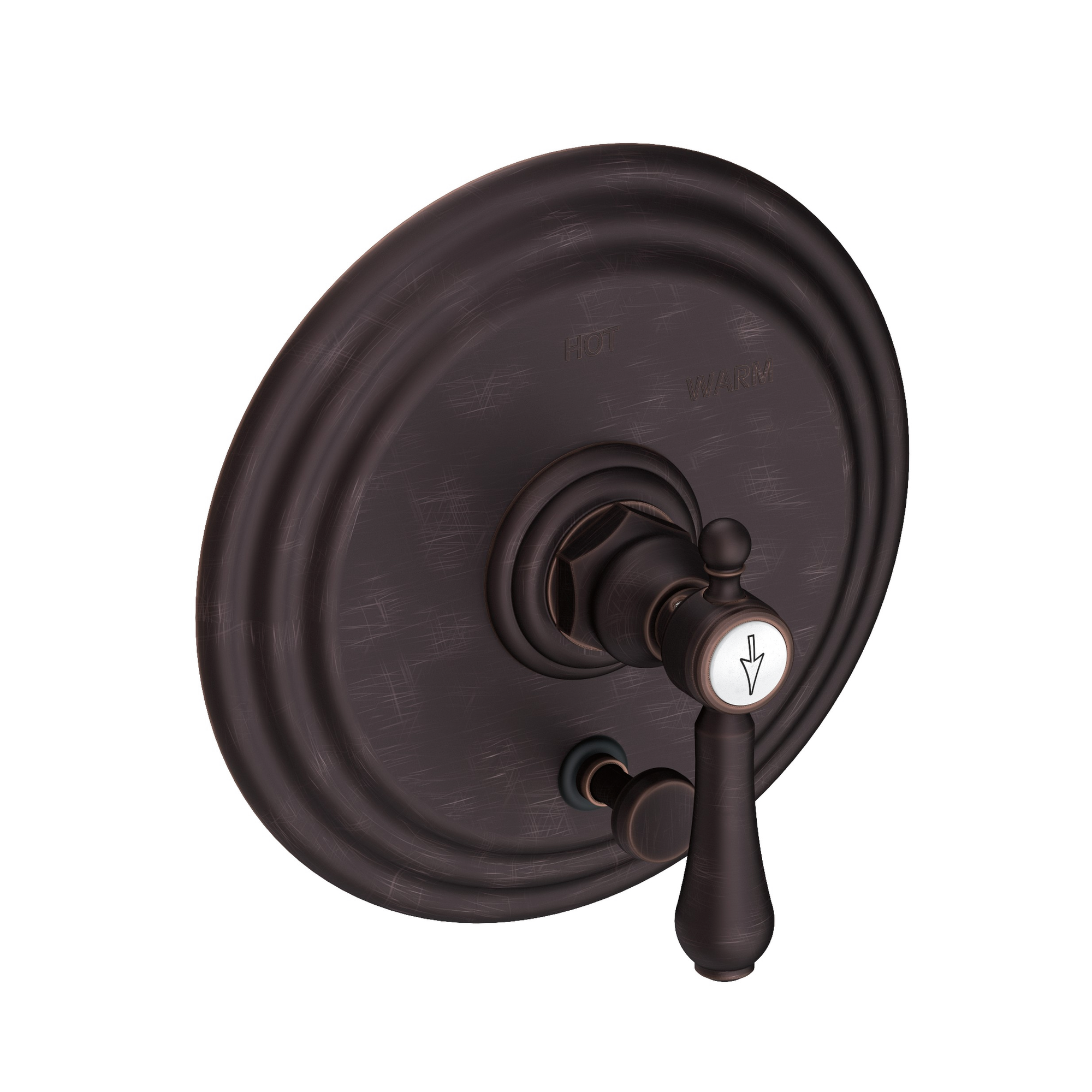 Newport Brass Chesterfield® Balanced Pressure Tub & Shower Diverter Plate with Handle