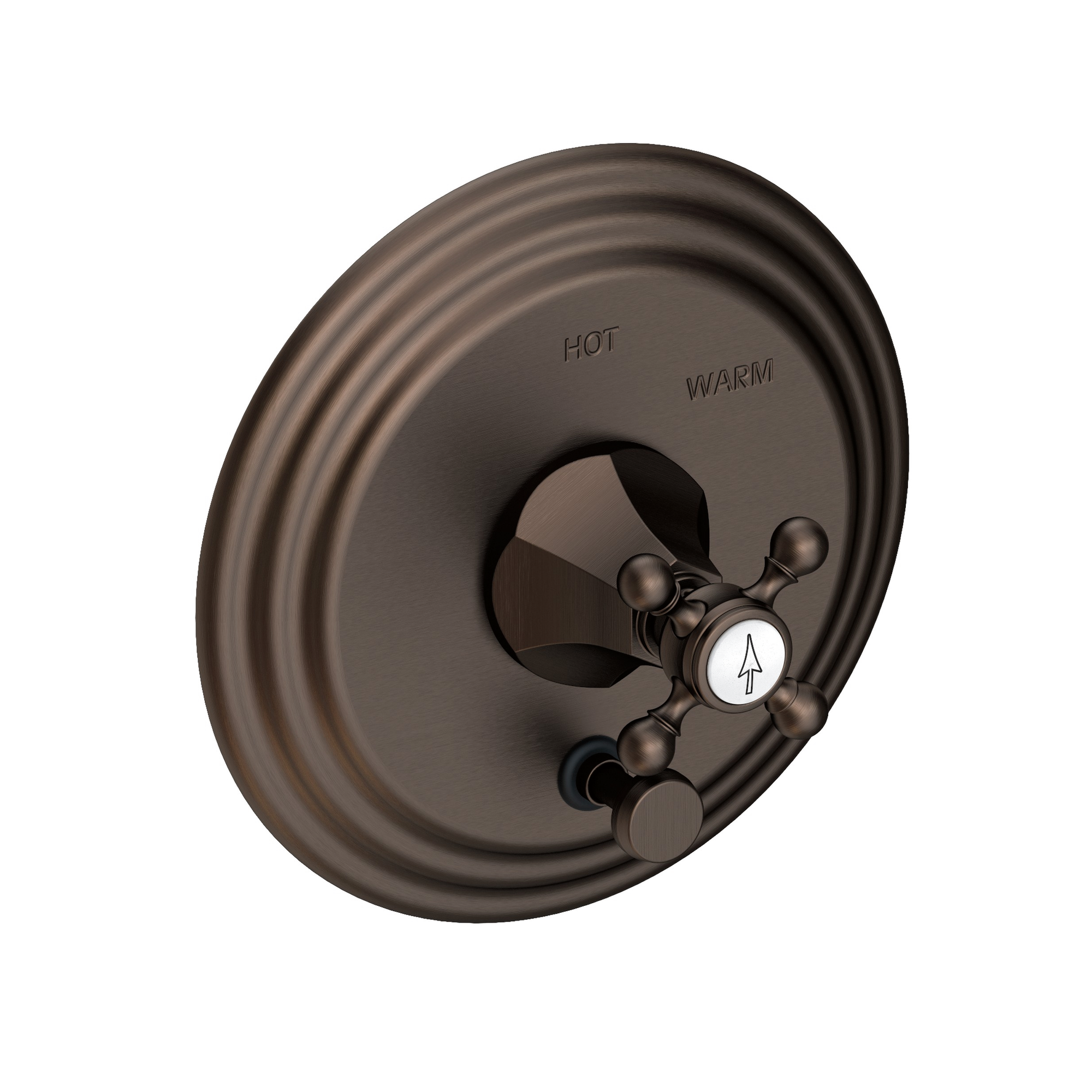 Newport Brass Metropole® Balanced Pressure Tub & Shower Diverter Plate with Handle