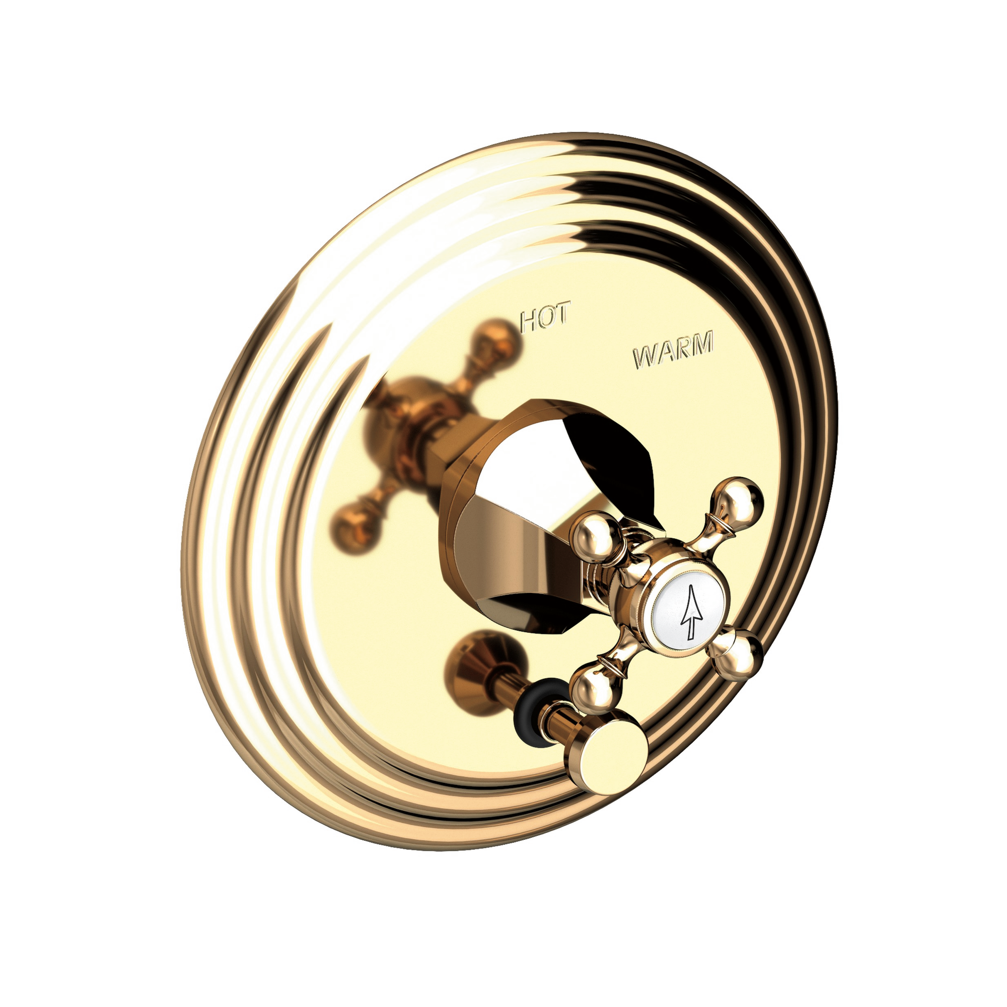 Newport Brass Metropole® Balanced Pressure Tub & Shower Diverter Plate with Handle