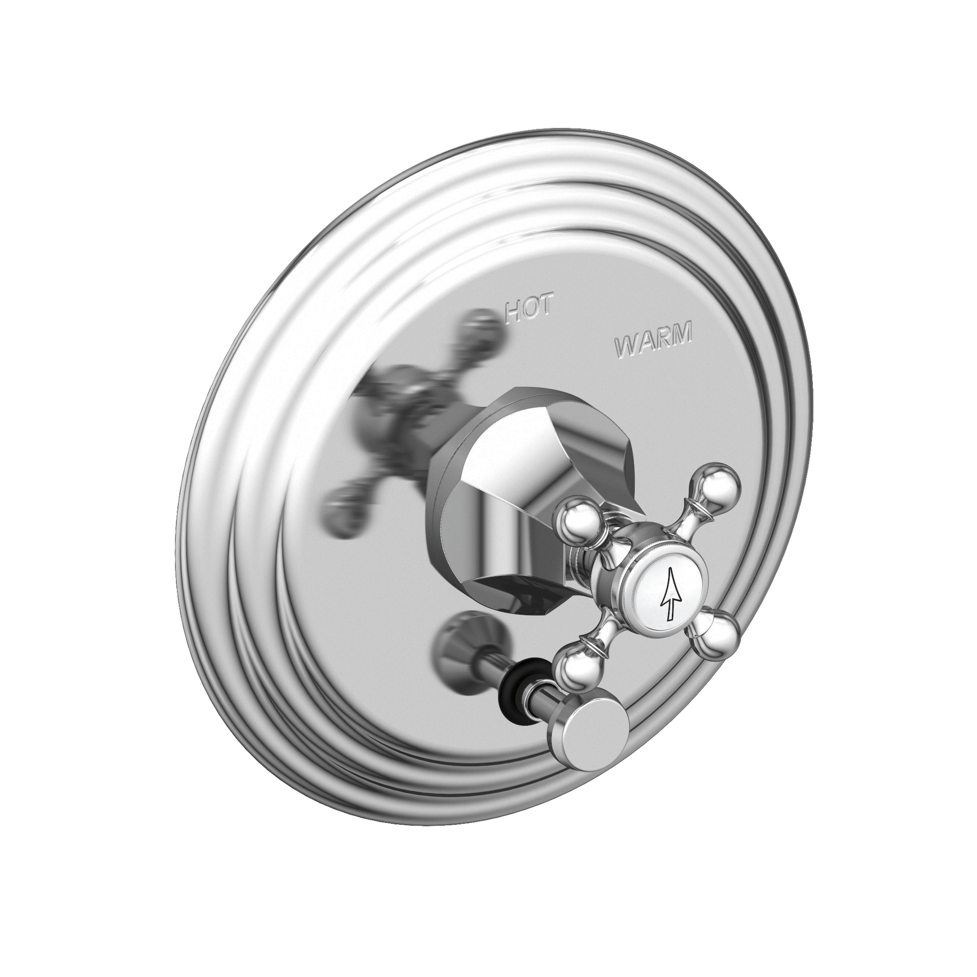 Newport Brass Metropole® Balanced Pressure Tub & Shower Diverter Plate with Handle
