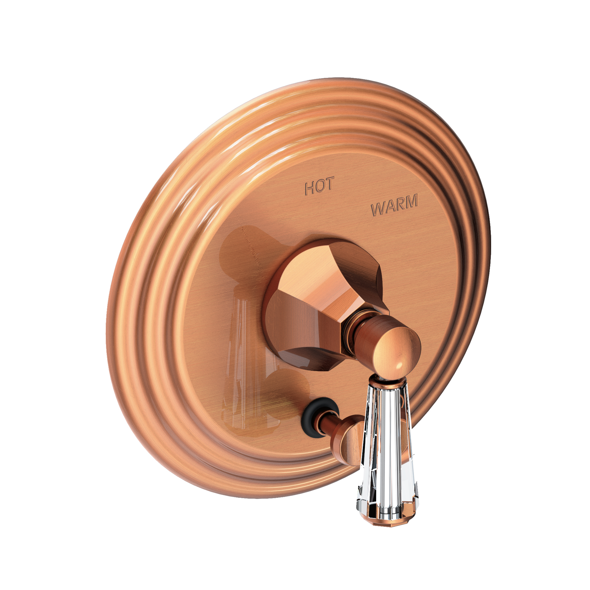 Newport Brass Metropole® Balanced Pressure Tub & Shower Diverter Plate with Handle