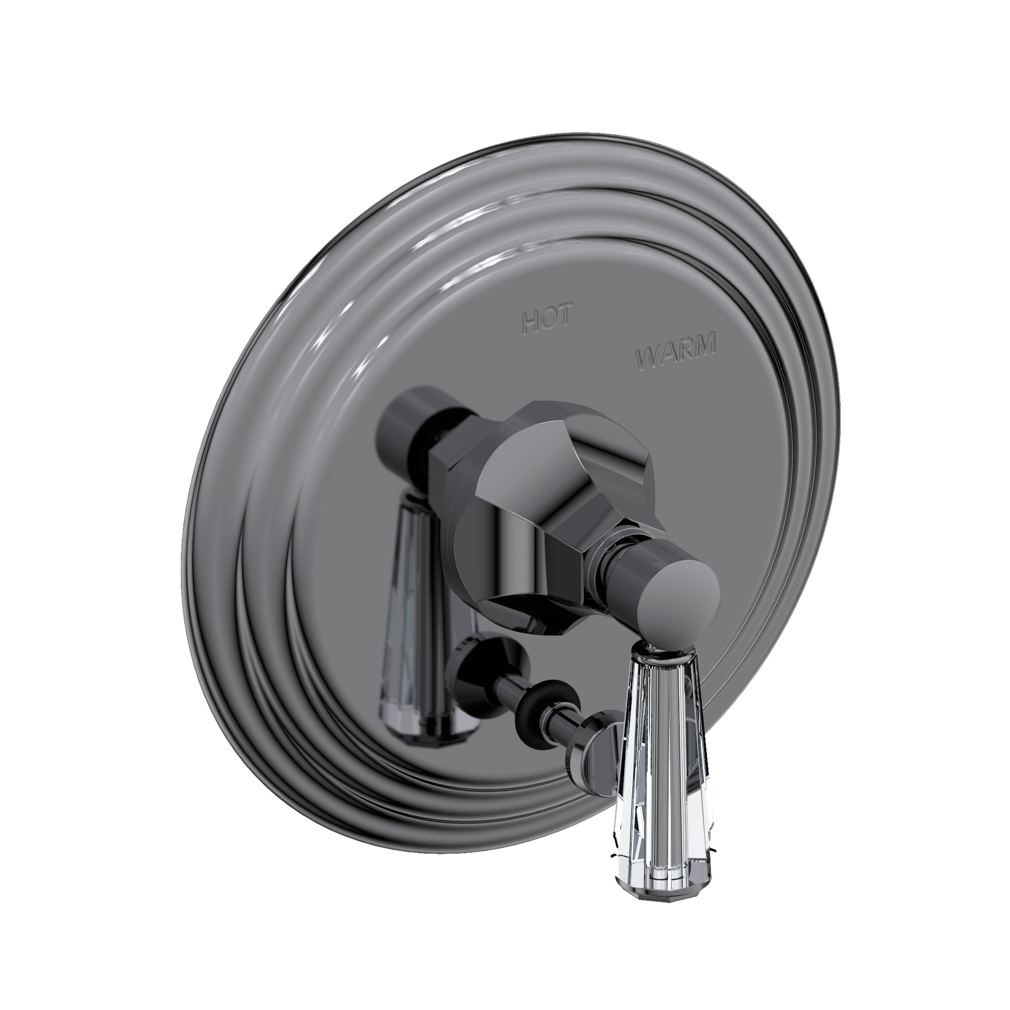 Newport Brass Metropole® Balanced Pressure Tub & Shower Diverter Plate with Handle