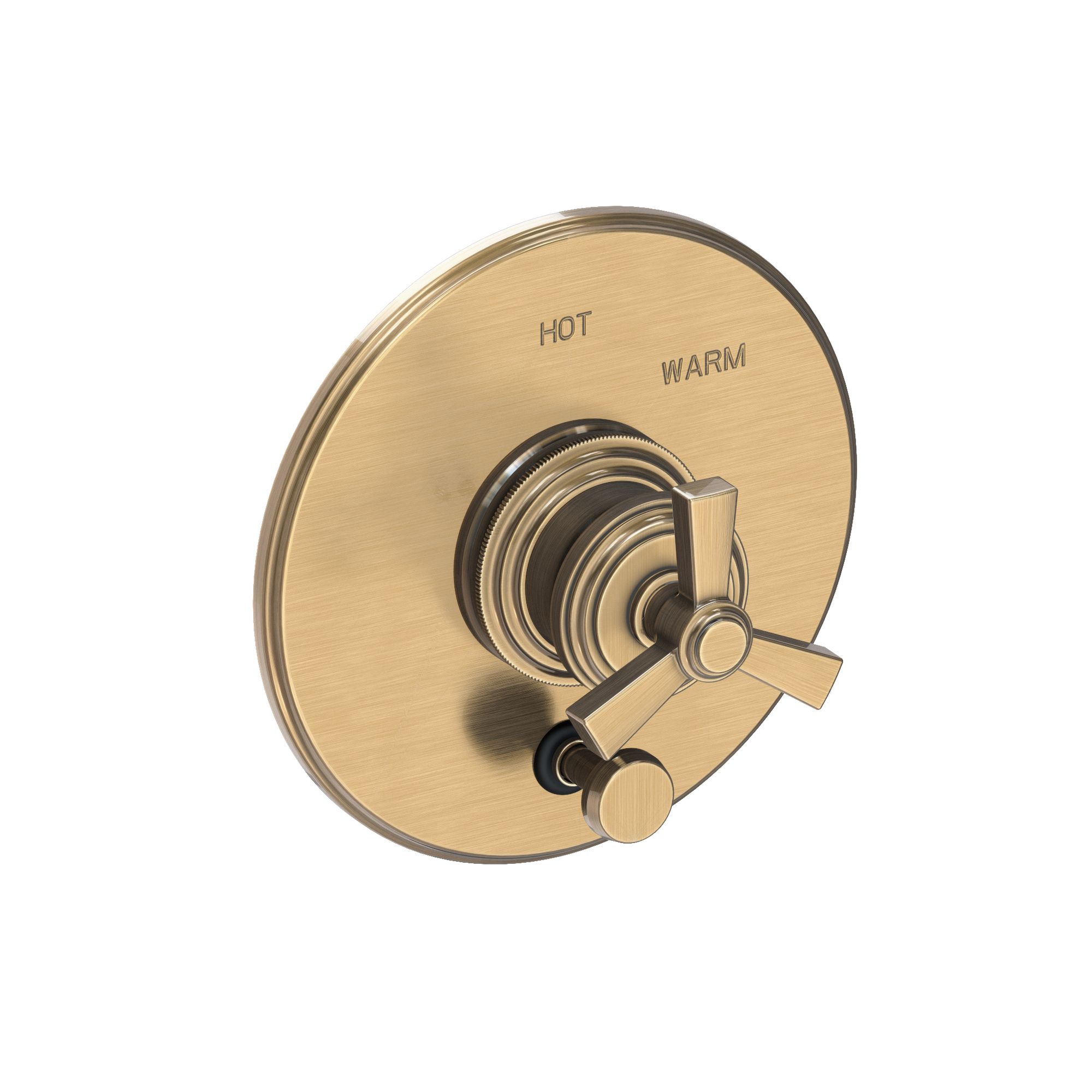 Newport Brass Miro Balanced Pressure Tub & Shower Diverter Plate with Handle