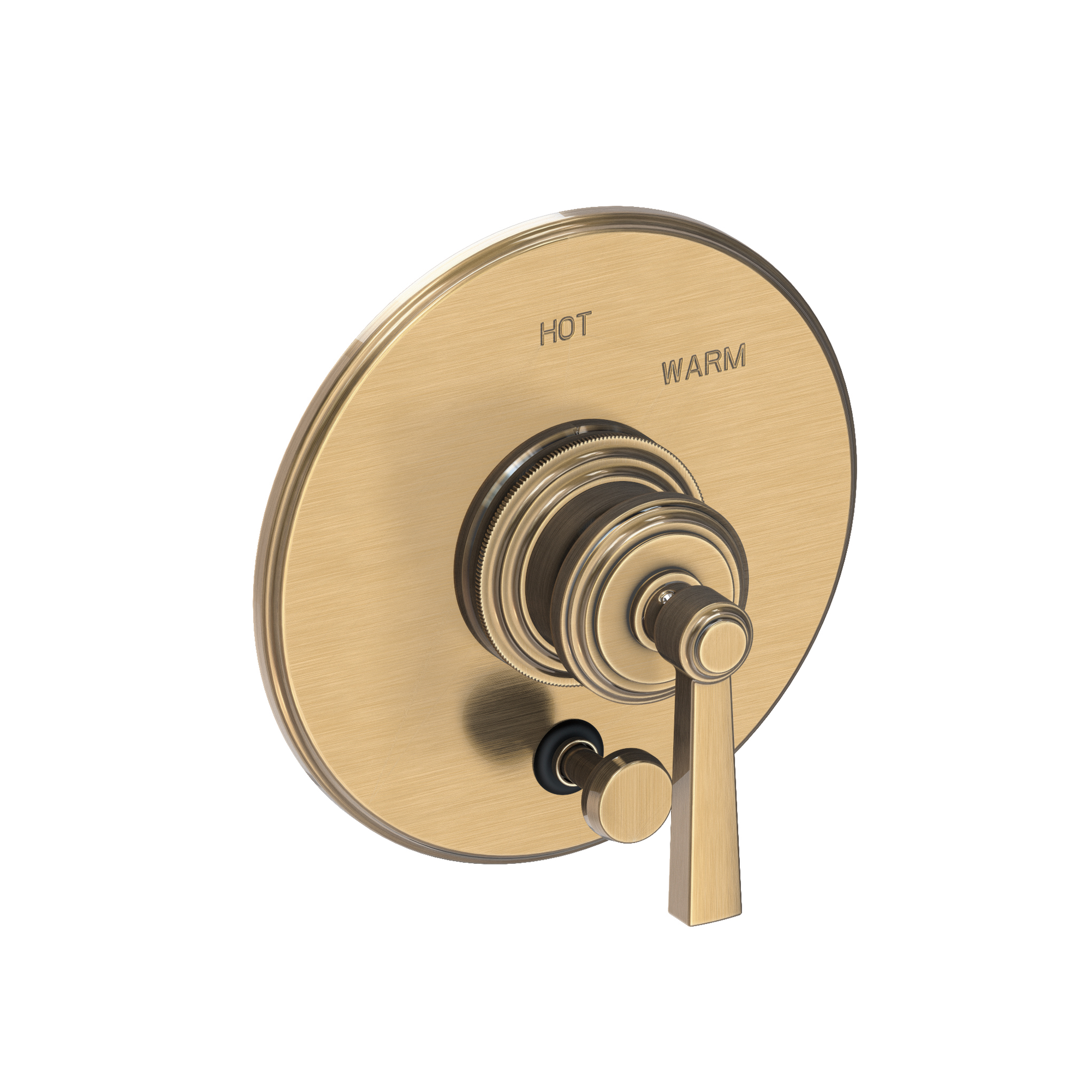 Newport Brass Miro Balanced Pressure Tub & Shower Diverter Plate with Handle