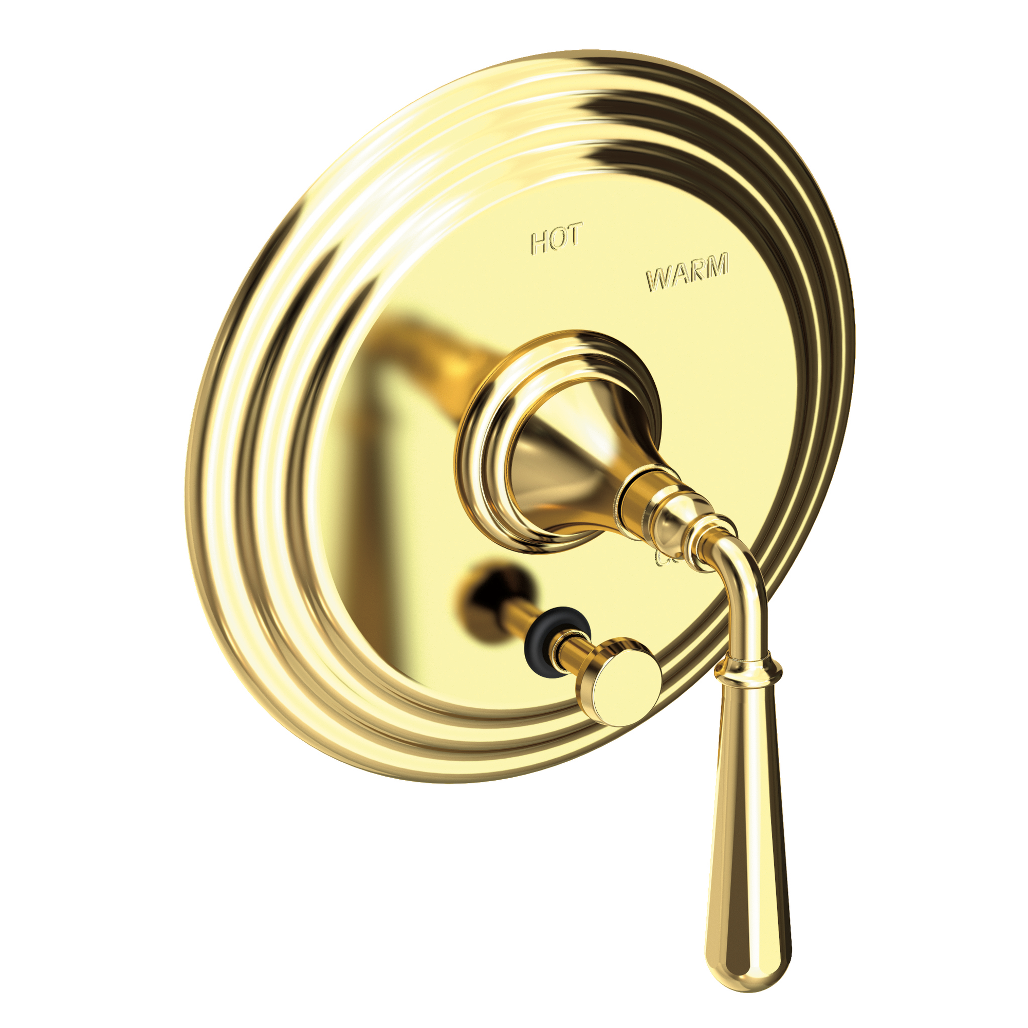 Newport Brass Bevelle Balanced Pressure Tub & Shower Diverter Plate with Handle