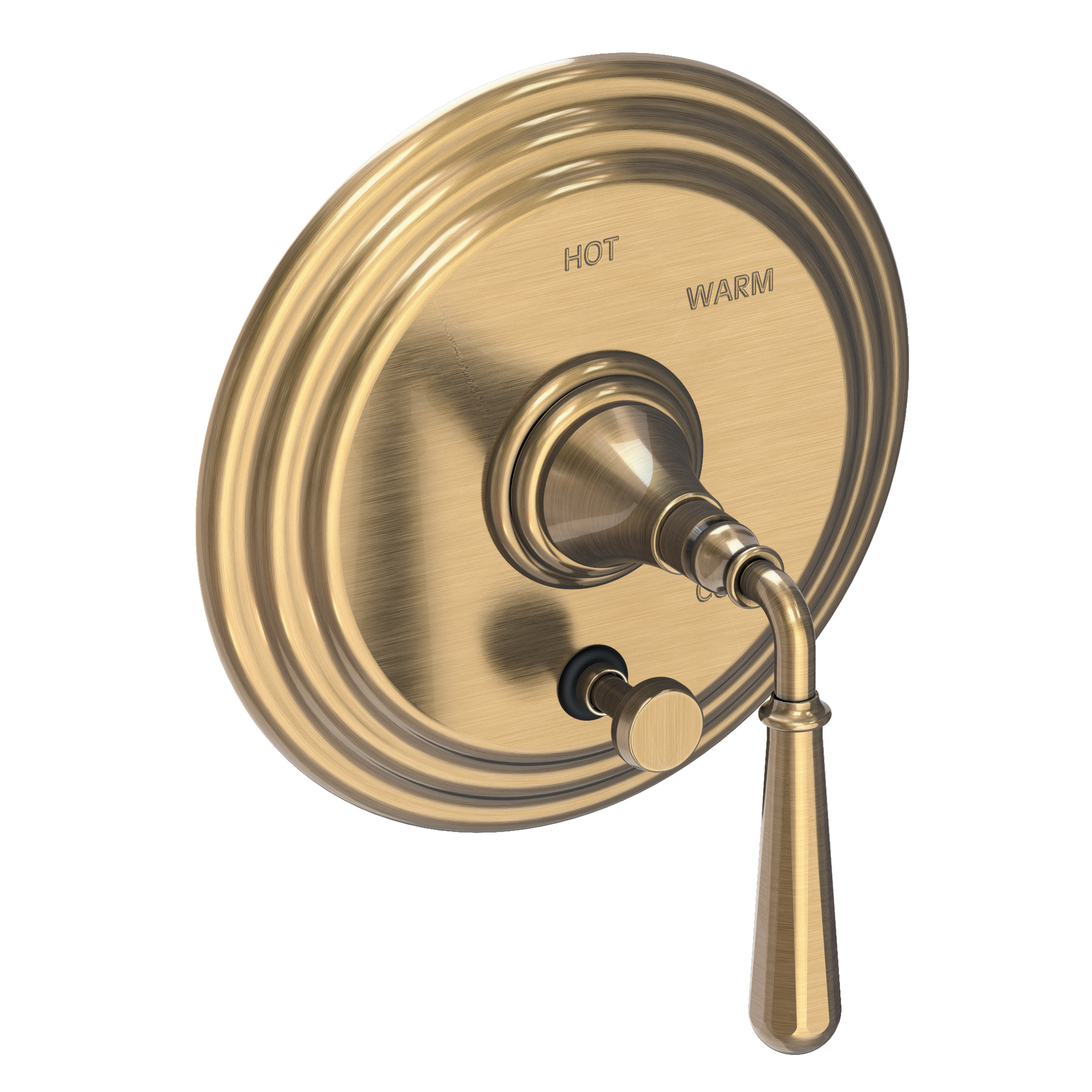 Newport Brass Bevelle Balanced Pressure Tub & Shower Diverter Plate with Handle