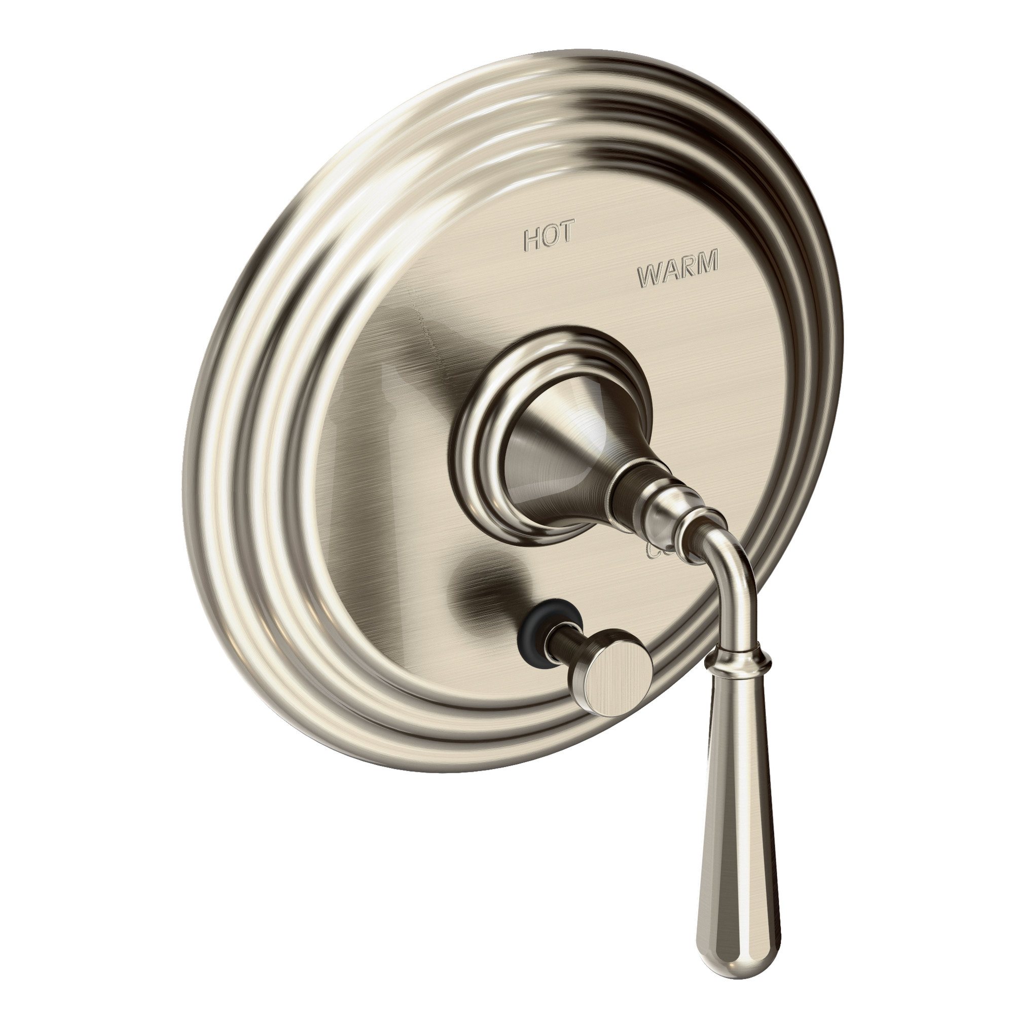 Newport Brass Bevelle Balanced Pressure Tub & Shower Diverter Plate with Handle