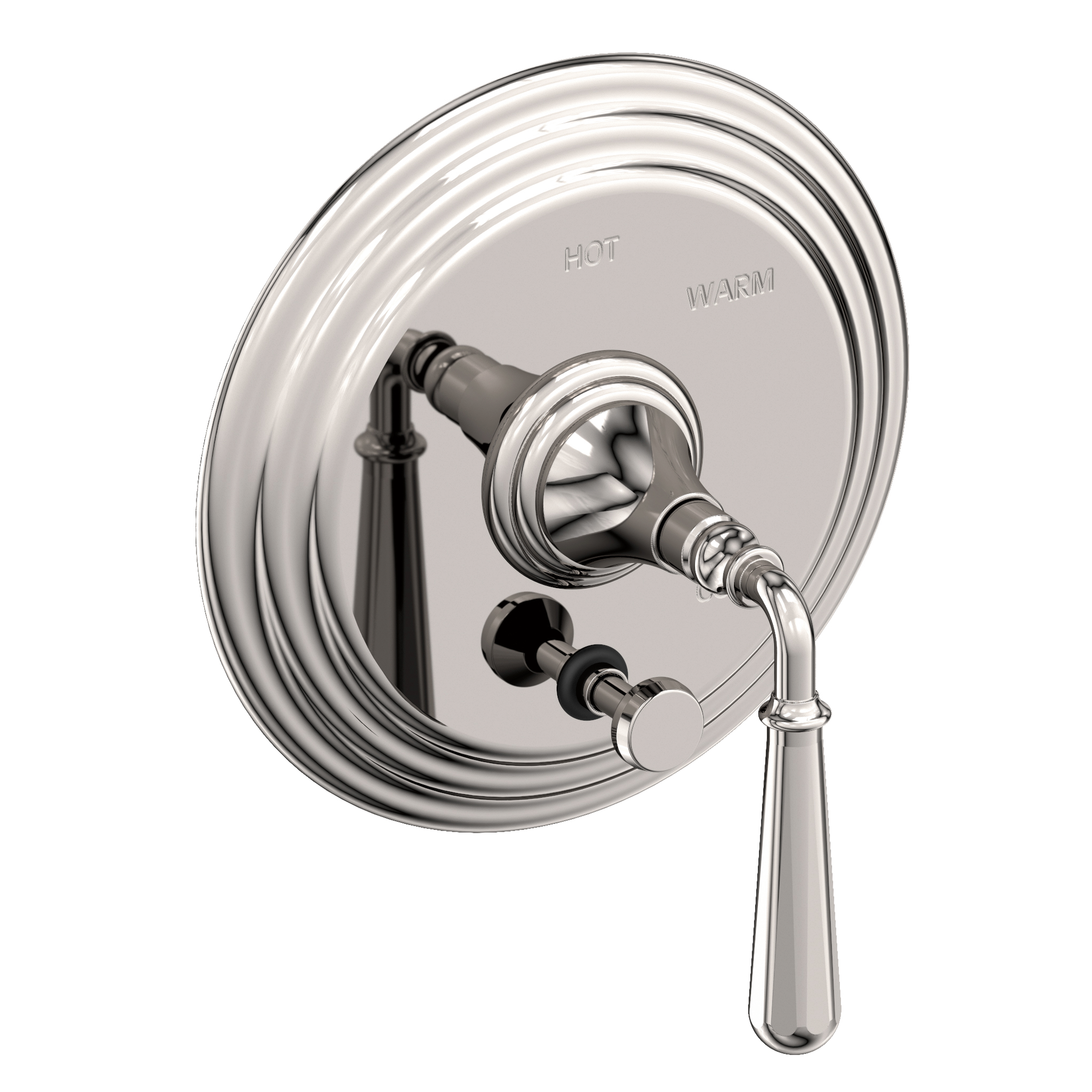 Newport Brass Bevelle Balanced Pressure Tub & Shower Diverter Plate with Handle