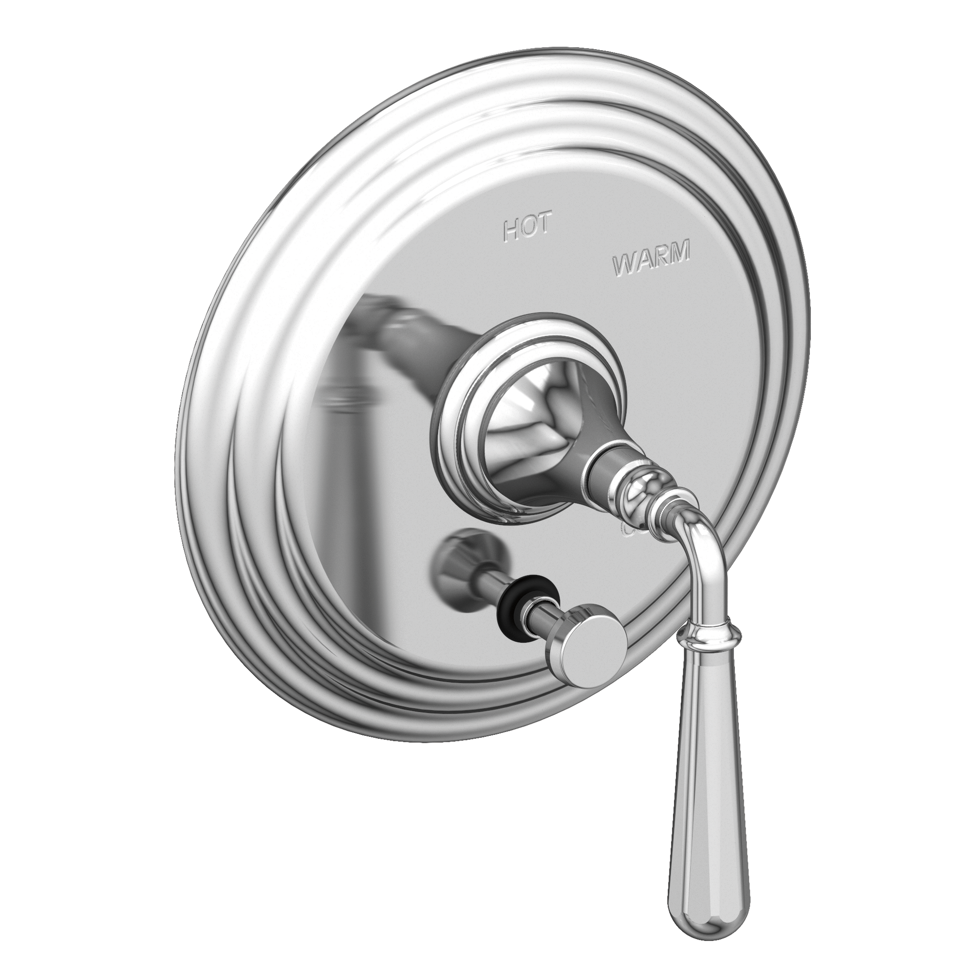 Newport Brass Bevelle Balanced Pressure Tub & Shower Diverter Plate with Handle