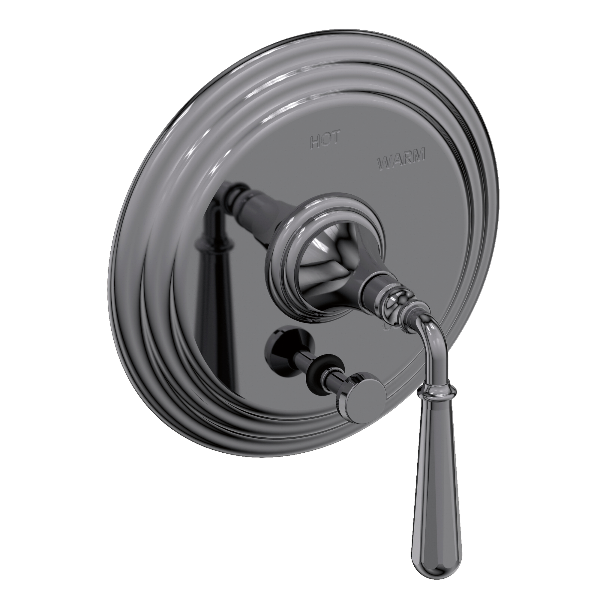 Newport Brass Bevelle Balanced Pressure Tub & Shower Diverter Plate with Handle