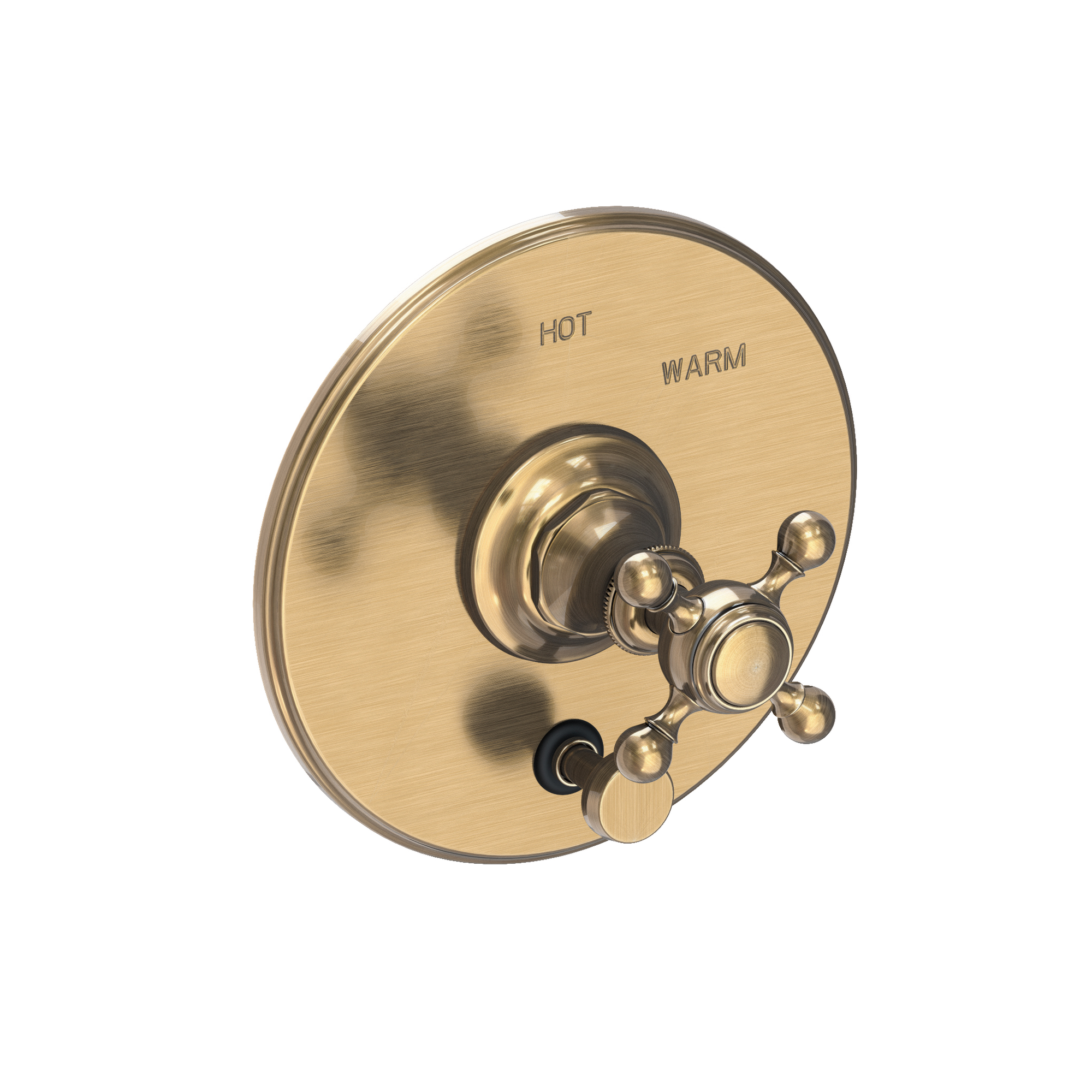 Newport Brass Victoria Balanced Pressure Tub & Shower Diverter Plate with Handle