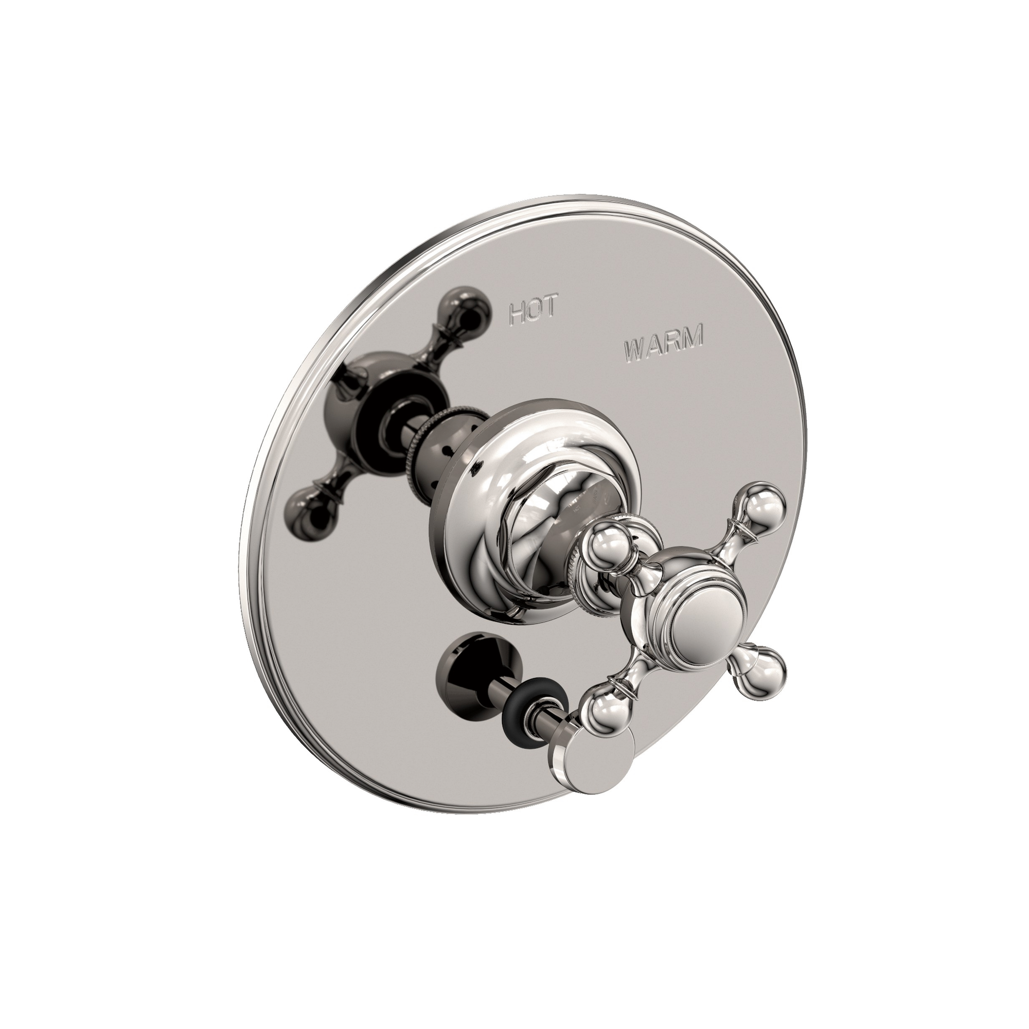Newport Brass Victoria Balanced Pressure Tub & Shower Diverter Plate with Handle