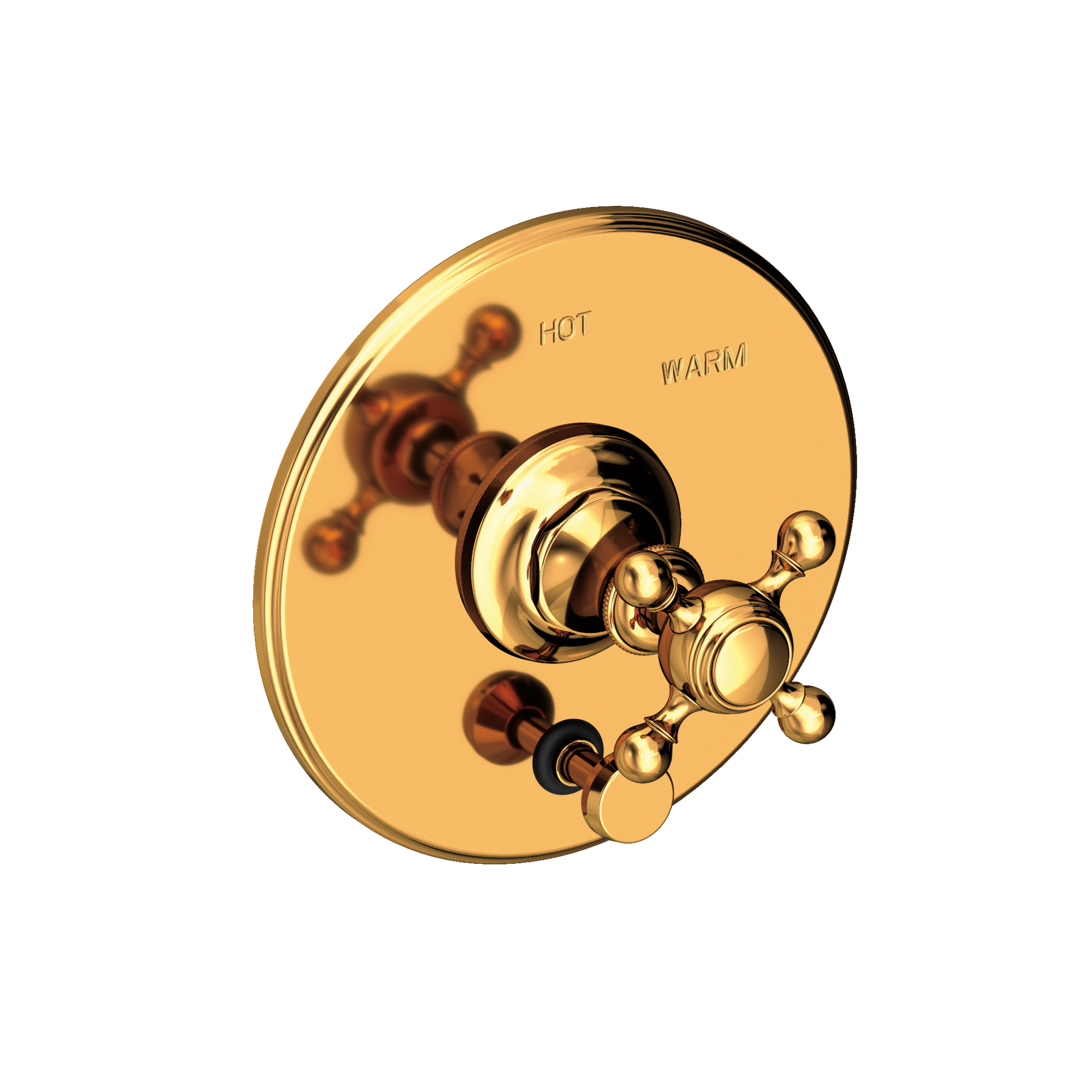 Newport Brass Victoria Balanced Pressure Tub & Shower Diverter Plate with Handle