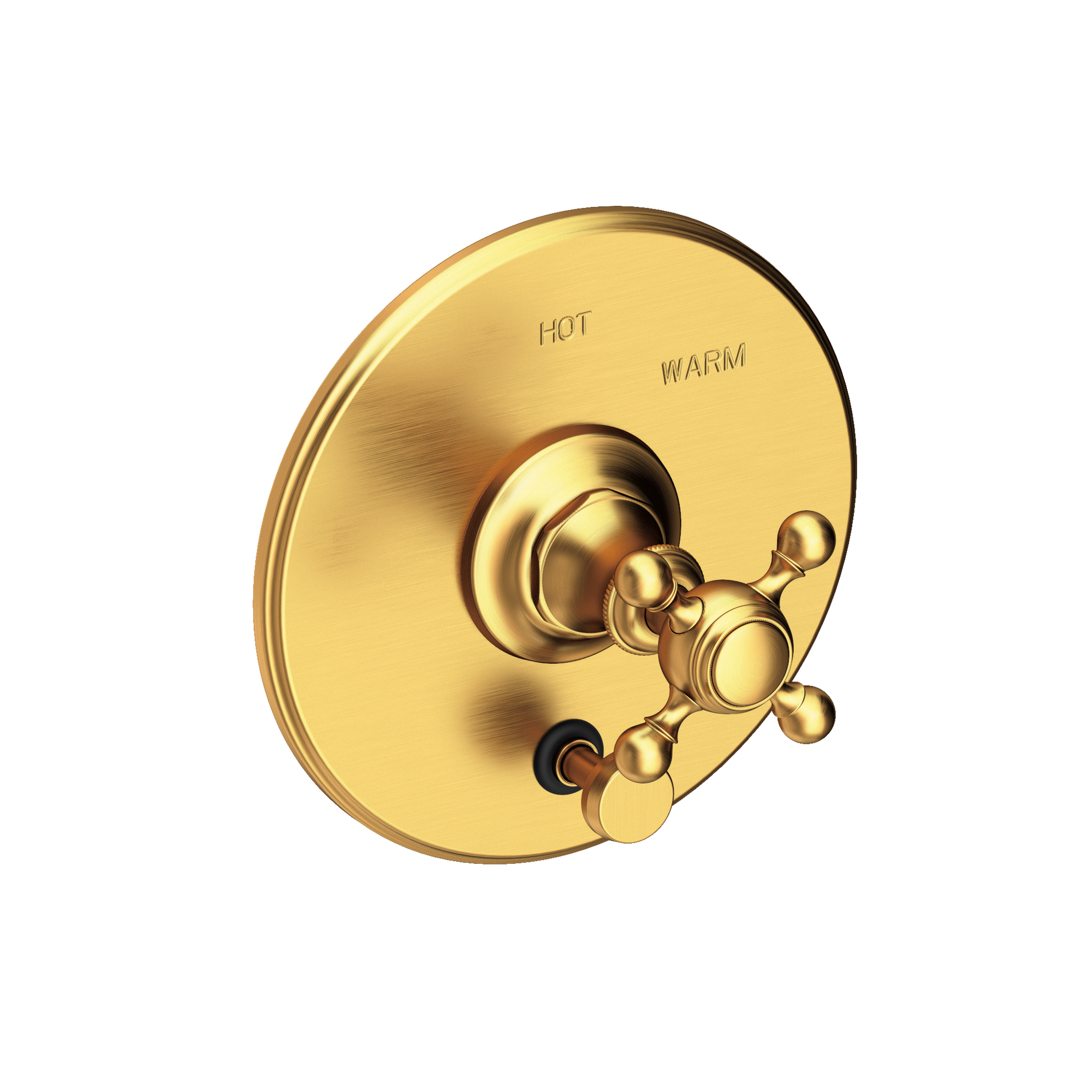 Newport Brass Victoria Balanced Pressure Tub & Shower Diverter Plate with Handle