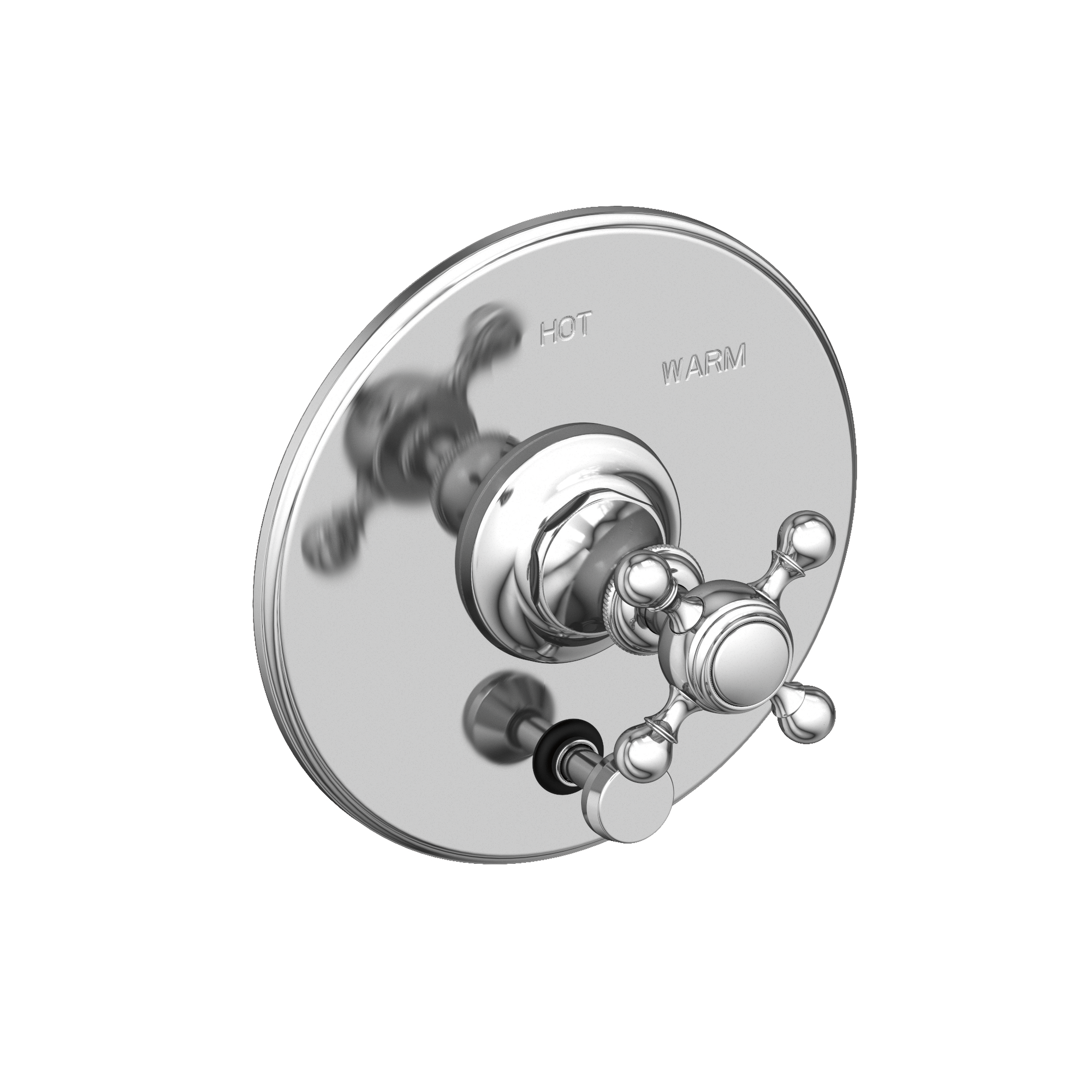 Newport Brass Victoria Balanced Pressure Tub & Shower Diverter Plate with Handle