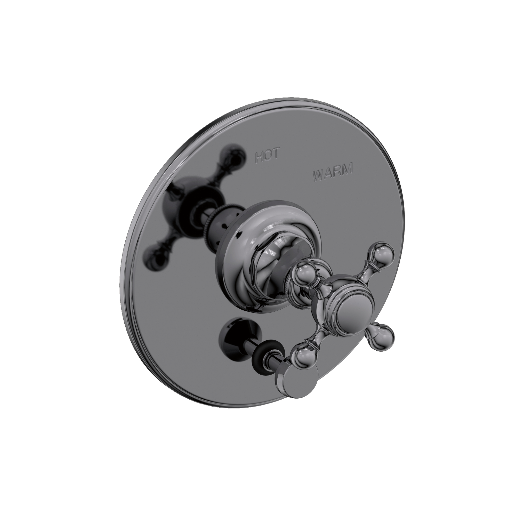 Newport Brass Victoria Balanced Pressure Tub & Shower Diverter Plate with Handle