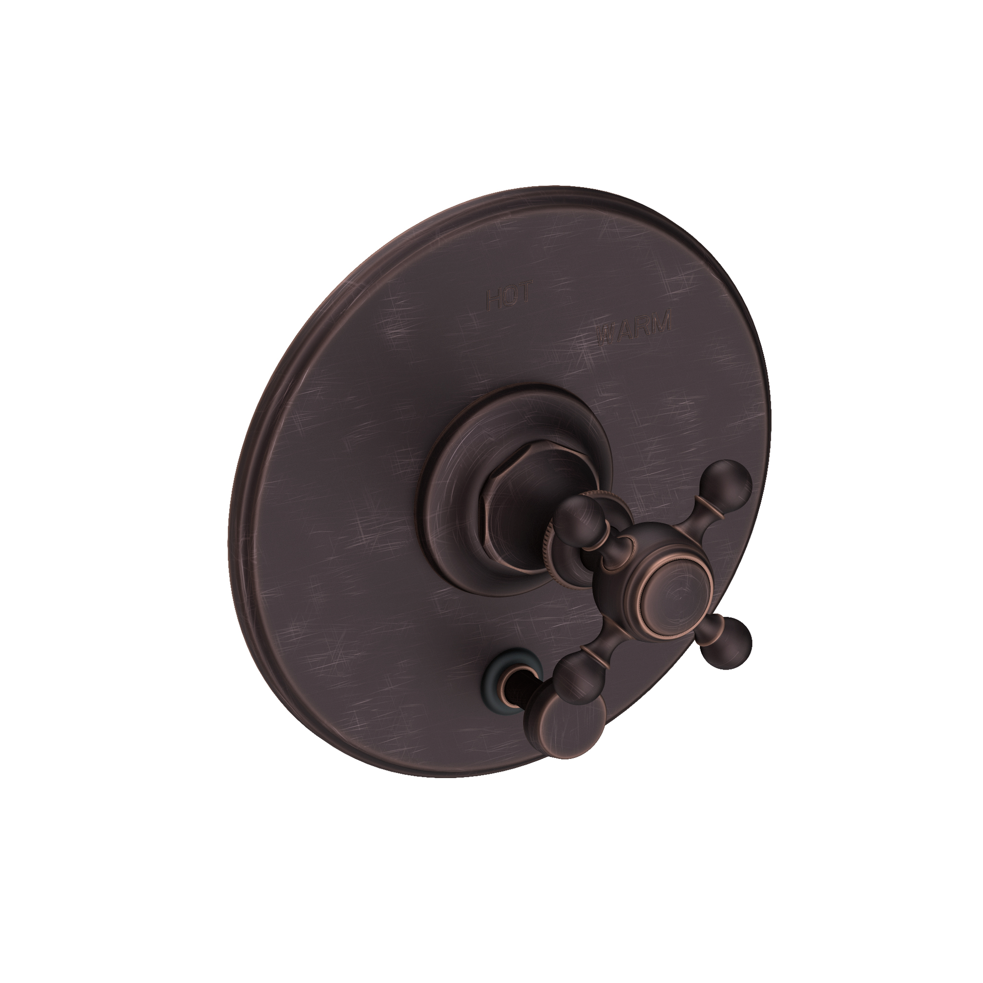 Newport Brass Victoria Balanced Pressure Tub & Shower Diverter Plate with Handle
