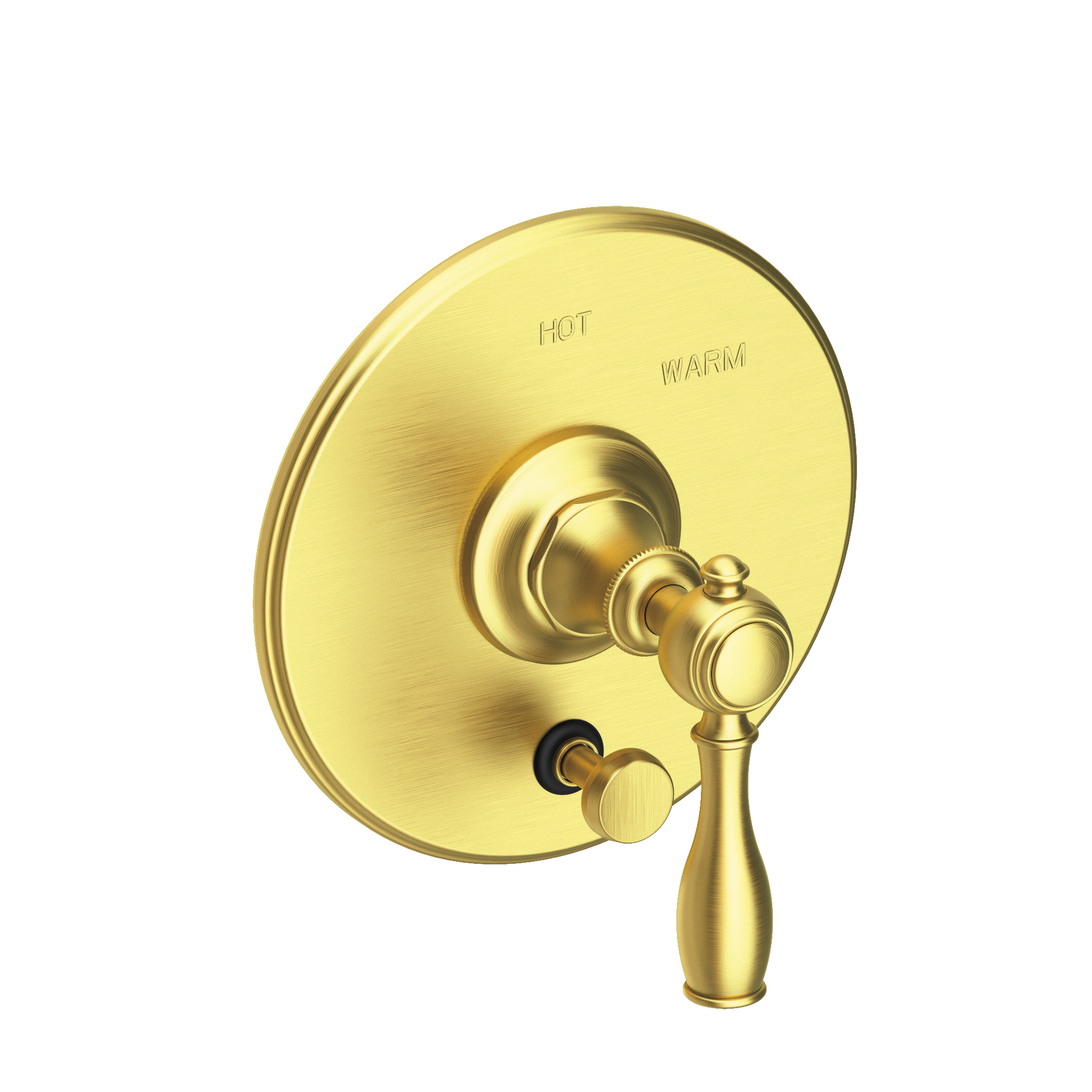 Newport Brass Victoria Balanced Pressure Tub & Shower Diverter Plate with Handle