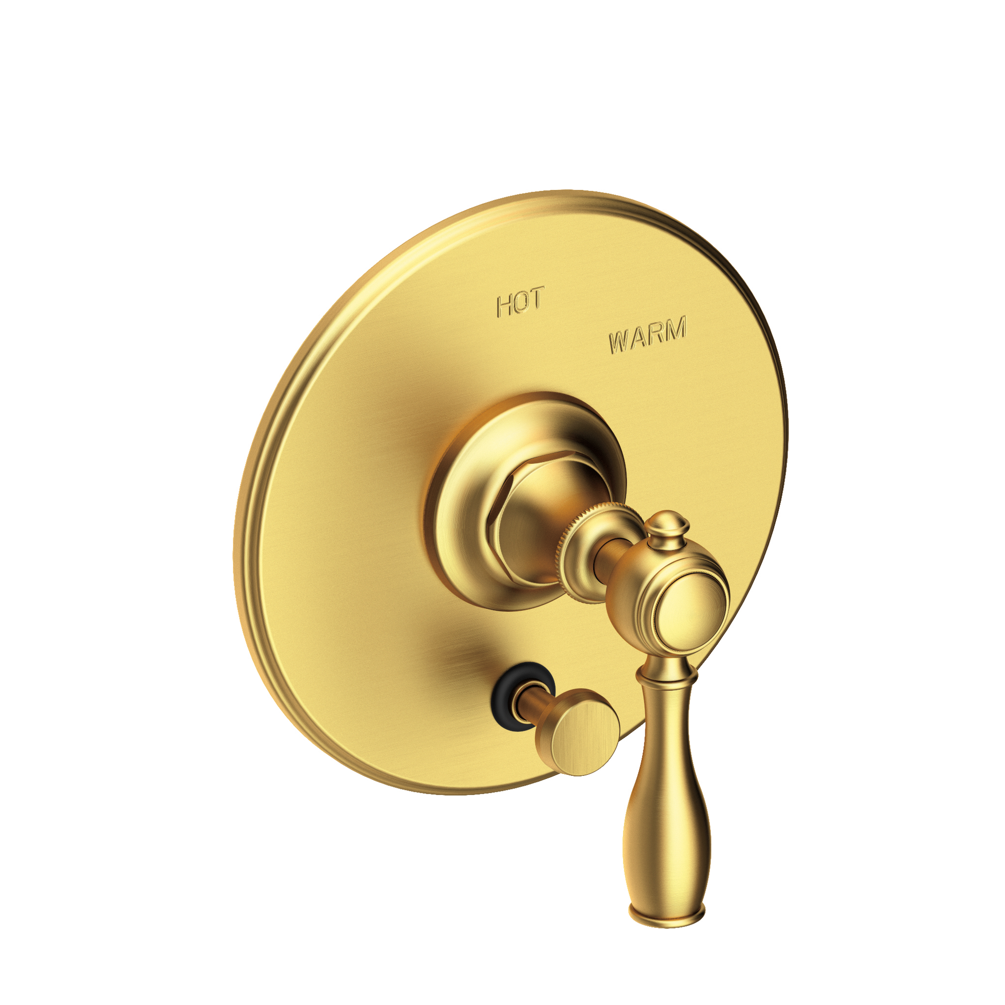 Newport Brass Victoria Balanced Pressure Tub & Shower Diverter Plate with Handle