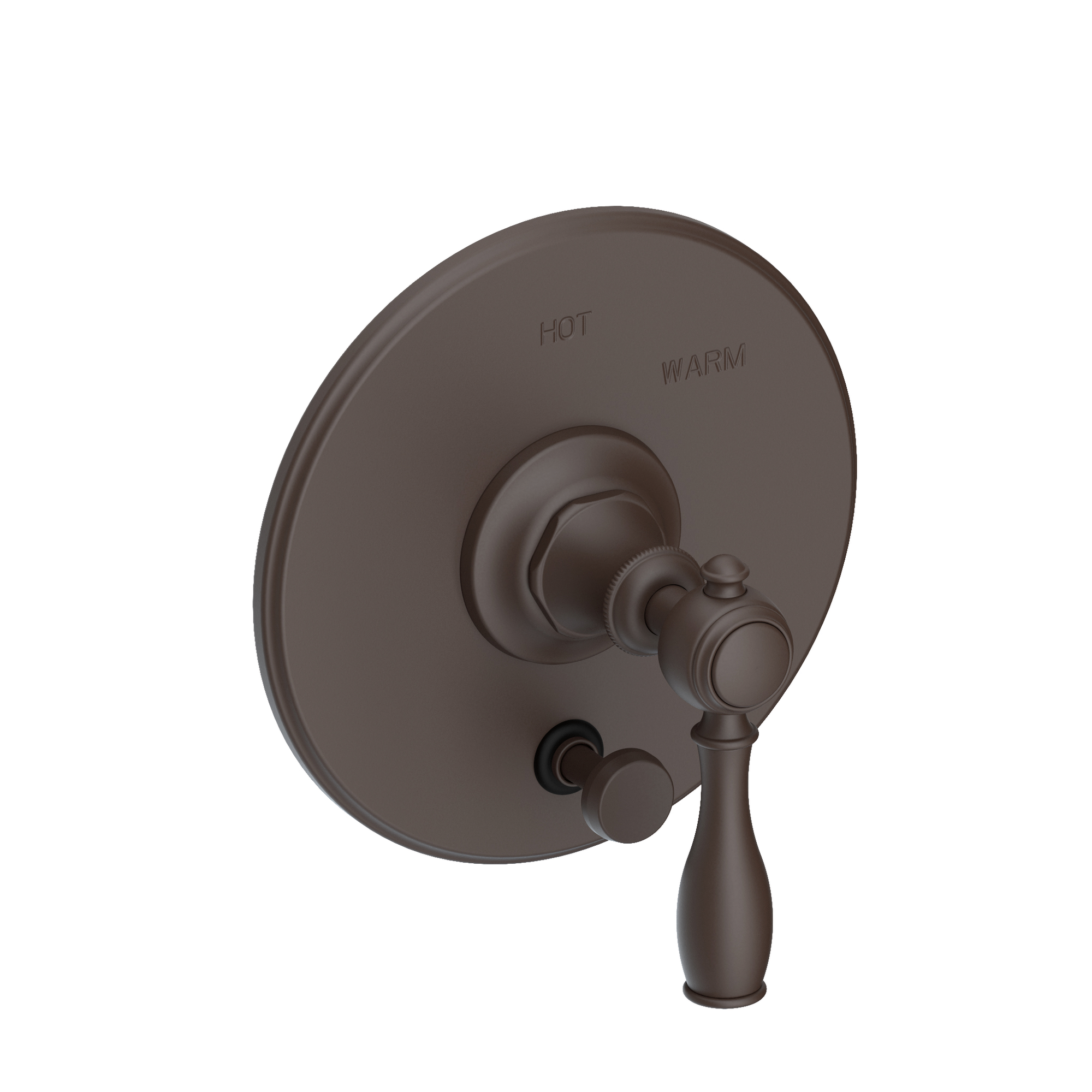 Newport Brass Victoria Balanced Pressure Tub & Shower Diverter Plate with Handle