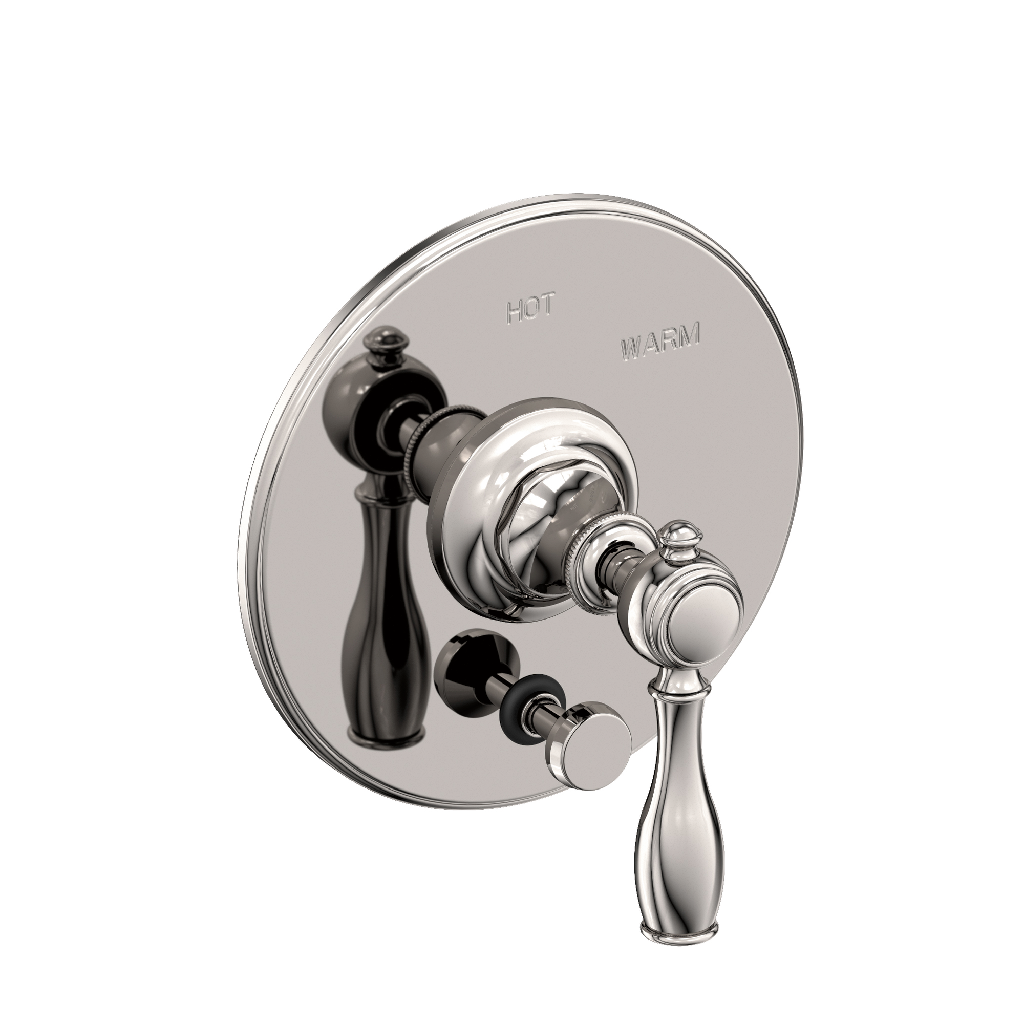 Newport Brass Victoria Balanced Pressure Tub & Shower Diverter Plate with Handle
