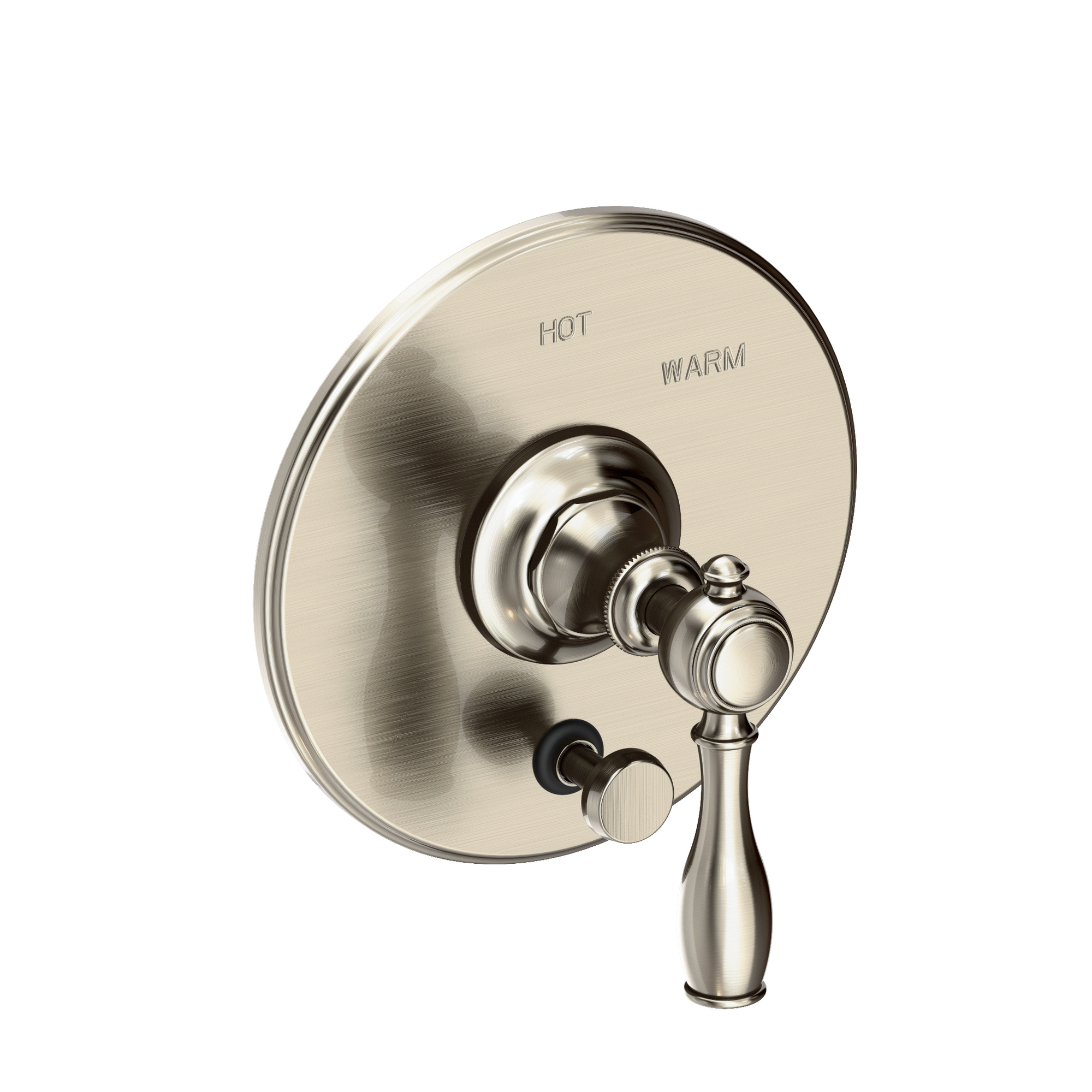 Newport Brass Victoria Balanced Pressure Tub & Shower Diverter Plate with Handle