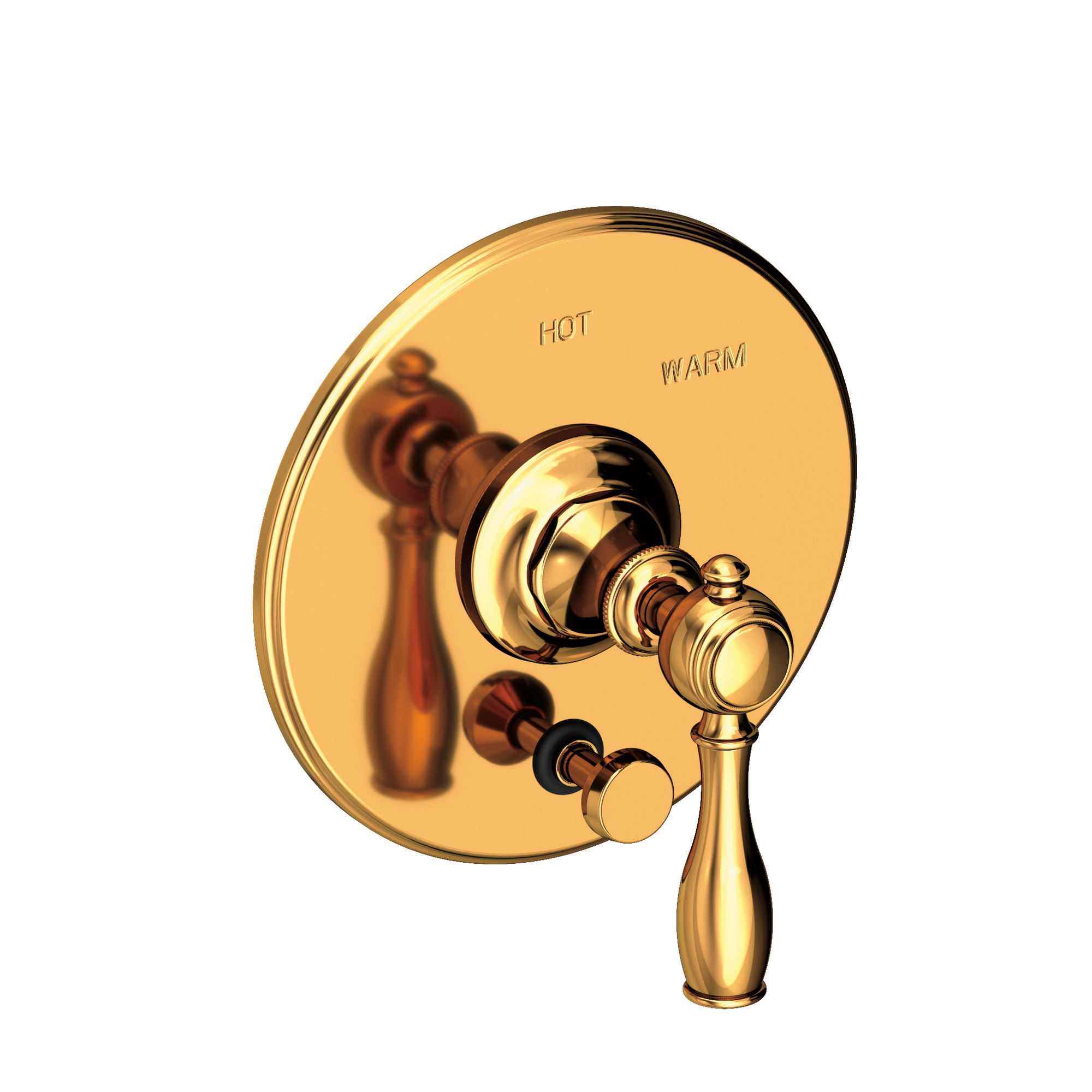 Newport Brass Victoria Balanced Pressure Tub & Shower Diverter Plate with Handle