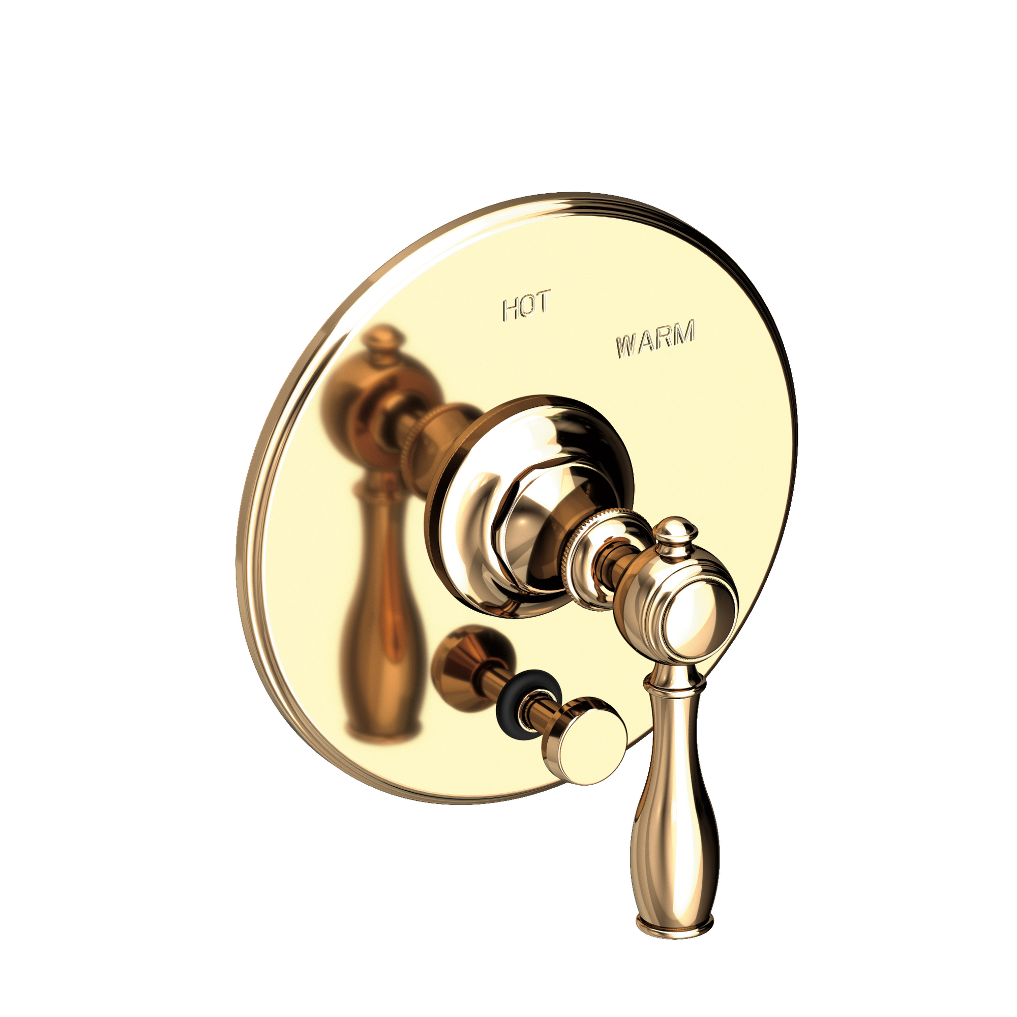 Newport Brass Victoria Balanced Pressure Tub & Shower Diverter Plate with Handle