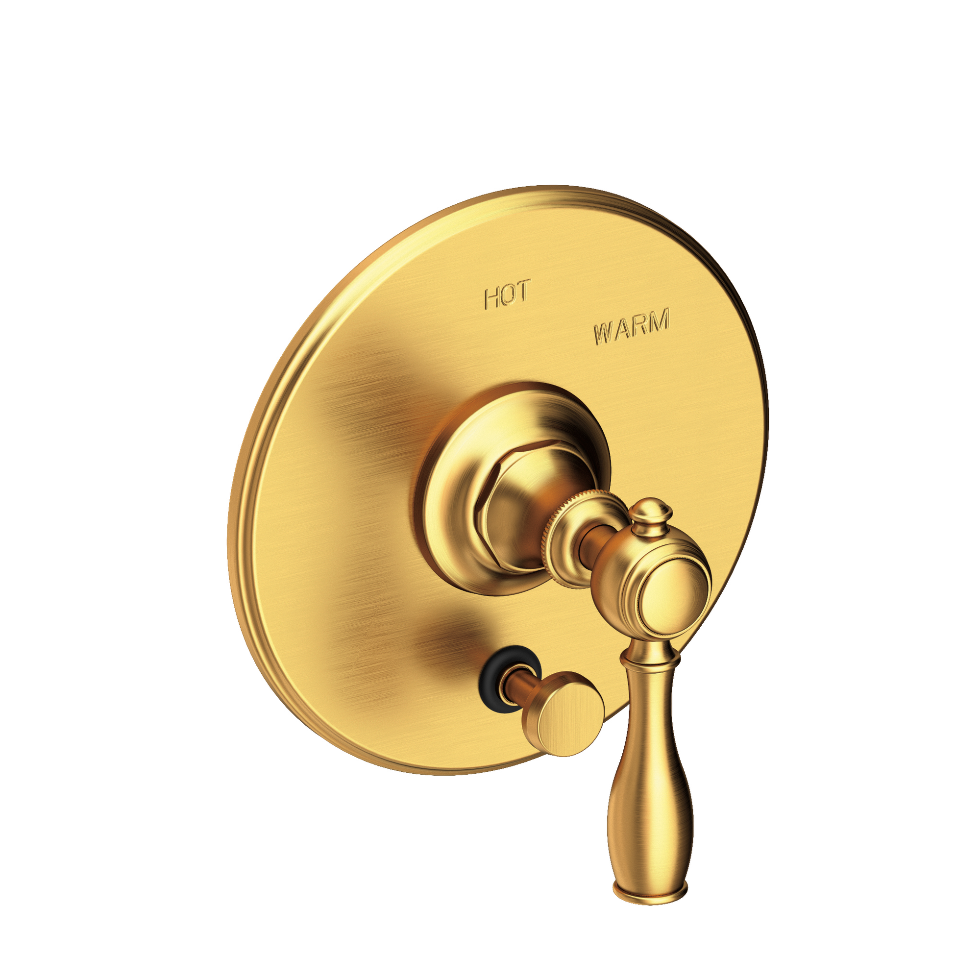 Newport Brass Victoria Balanced Pressure Tub & Shower Diverter Plate with Handle