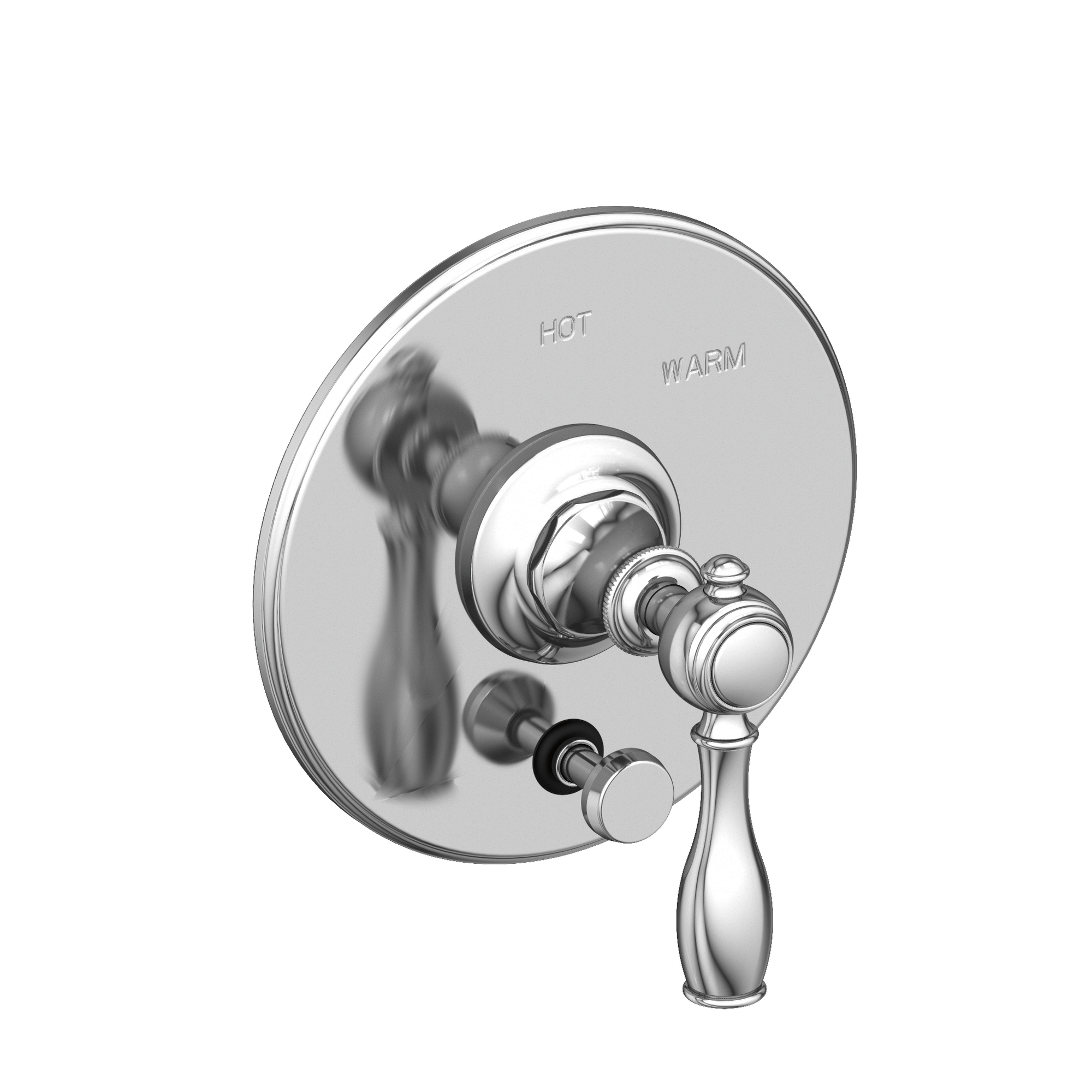 Newport Brass Victoria Balanced Pressure Tub & Shower Diverter Plate with Handle